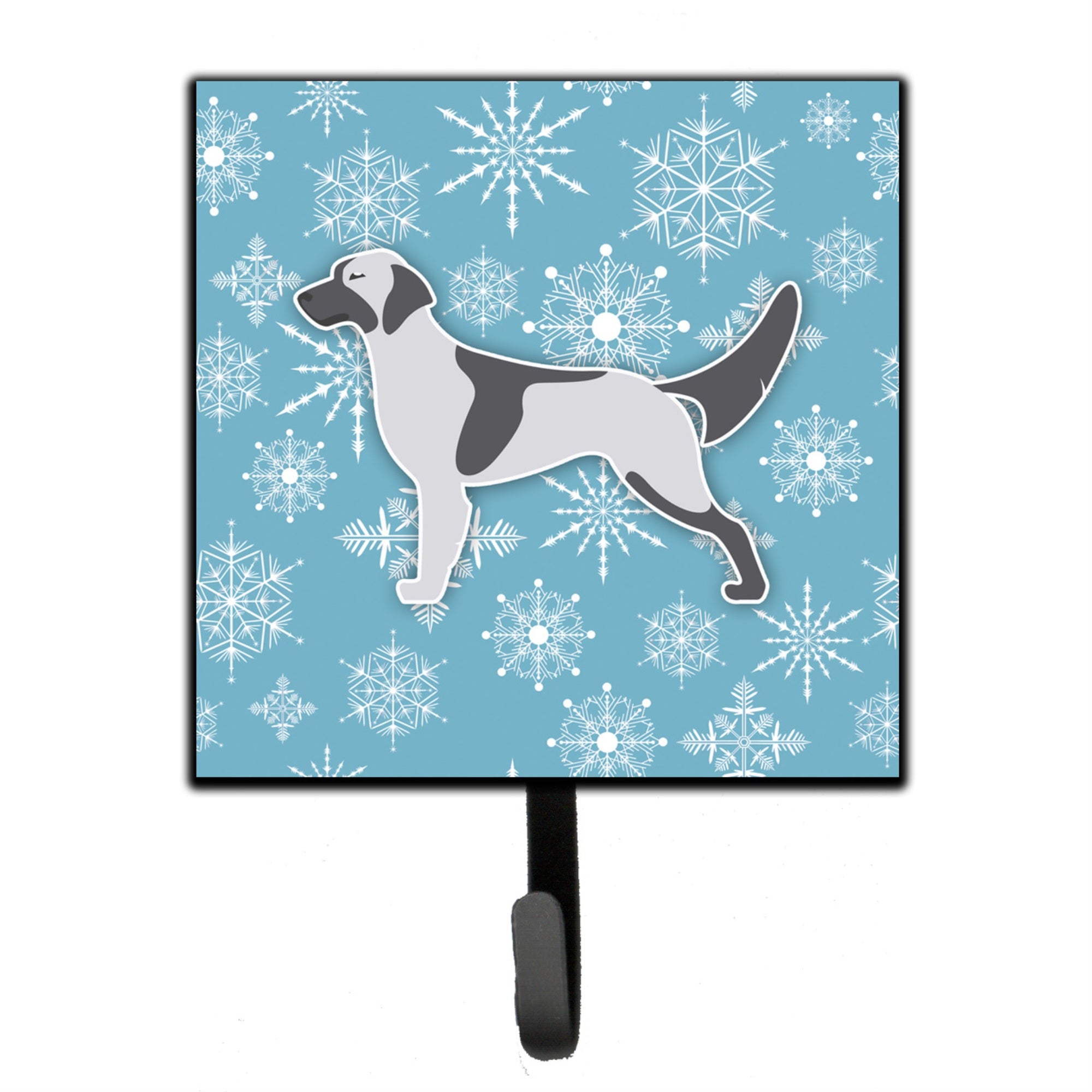 Caroline'S Treasures Winter Snowflake English Setter Leash Or Key Holder Bb3481Sh4, Small, Multicolor