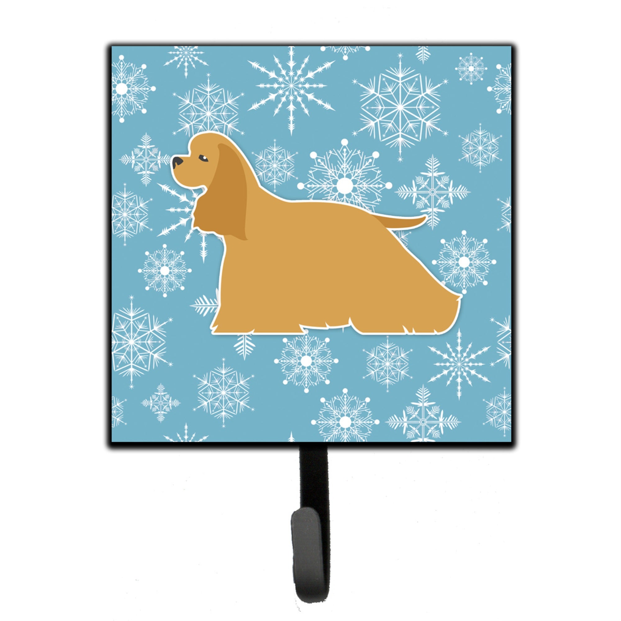 Caroline'S Treasures Winter Snowflake Cocker Spaniel Leash Or Key Holder Bb3486Sh4, Small, Multicolor