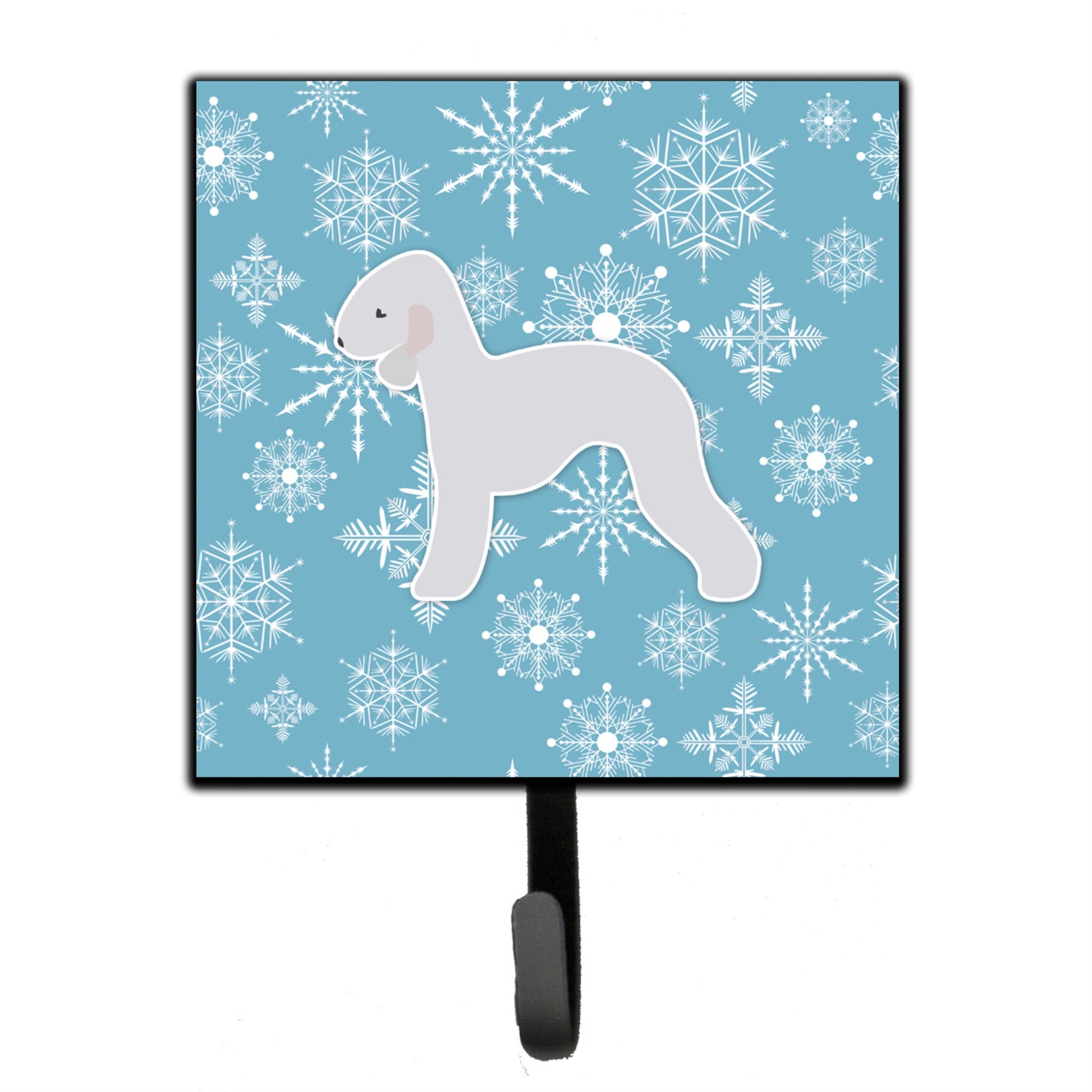 Caroline'S Treasures Winter Snowflake Bedlington Terrier Leash Or Key Holder Bb3494Sh4, Small, Multicolor