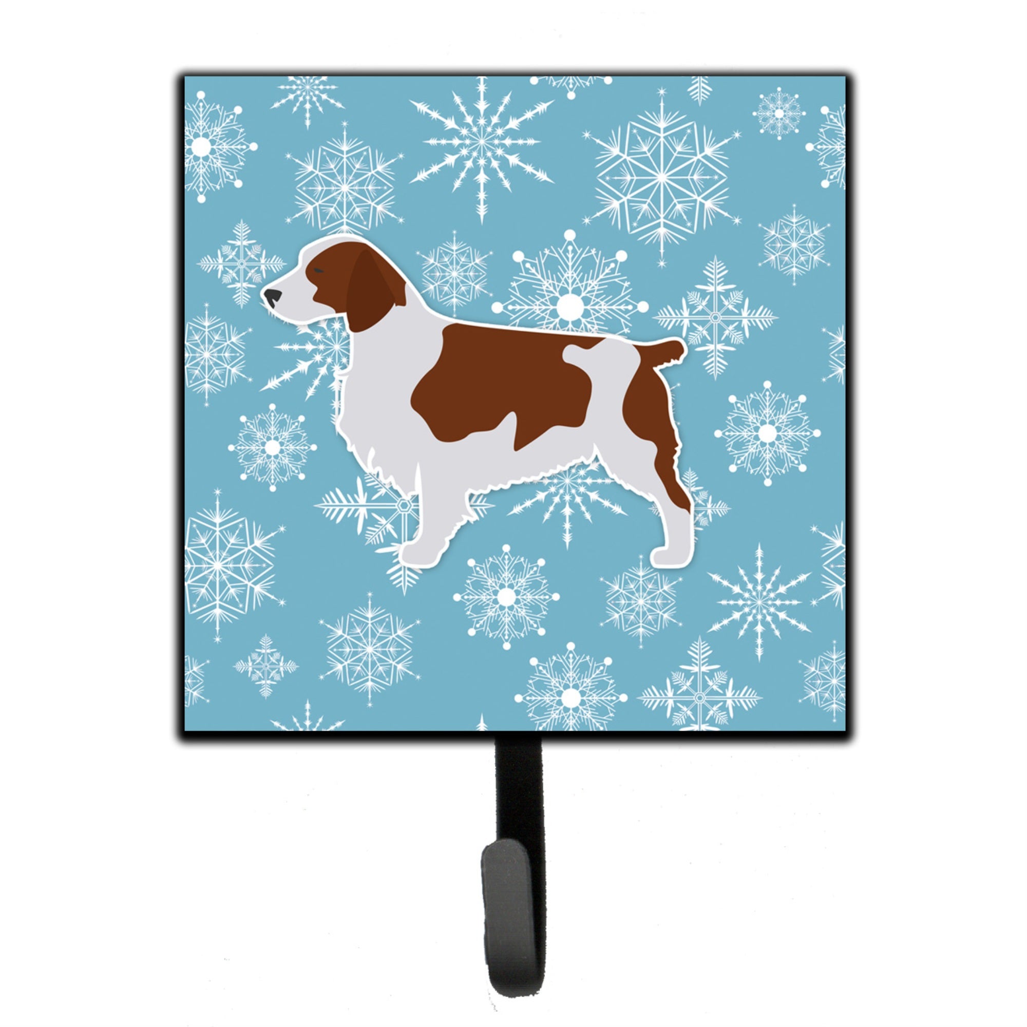 Caroline'S Treasures Winter Snowflake Welsh Springer Spaniel Leash Or Key Holder Bb3500Sh4, Small, Multicolor