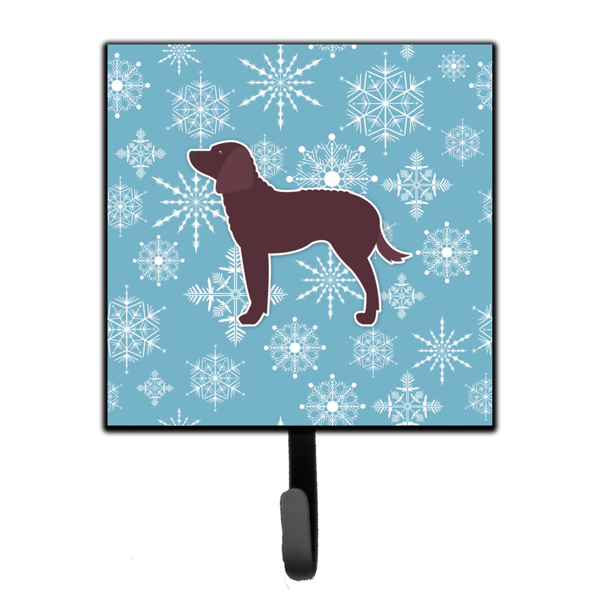 Caroline'S Treasures Winter Snowflake American Water Spaniel Leash Or Key Holder Bb3501Sh4, Small, Multicolor