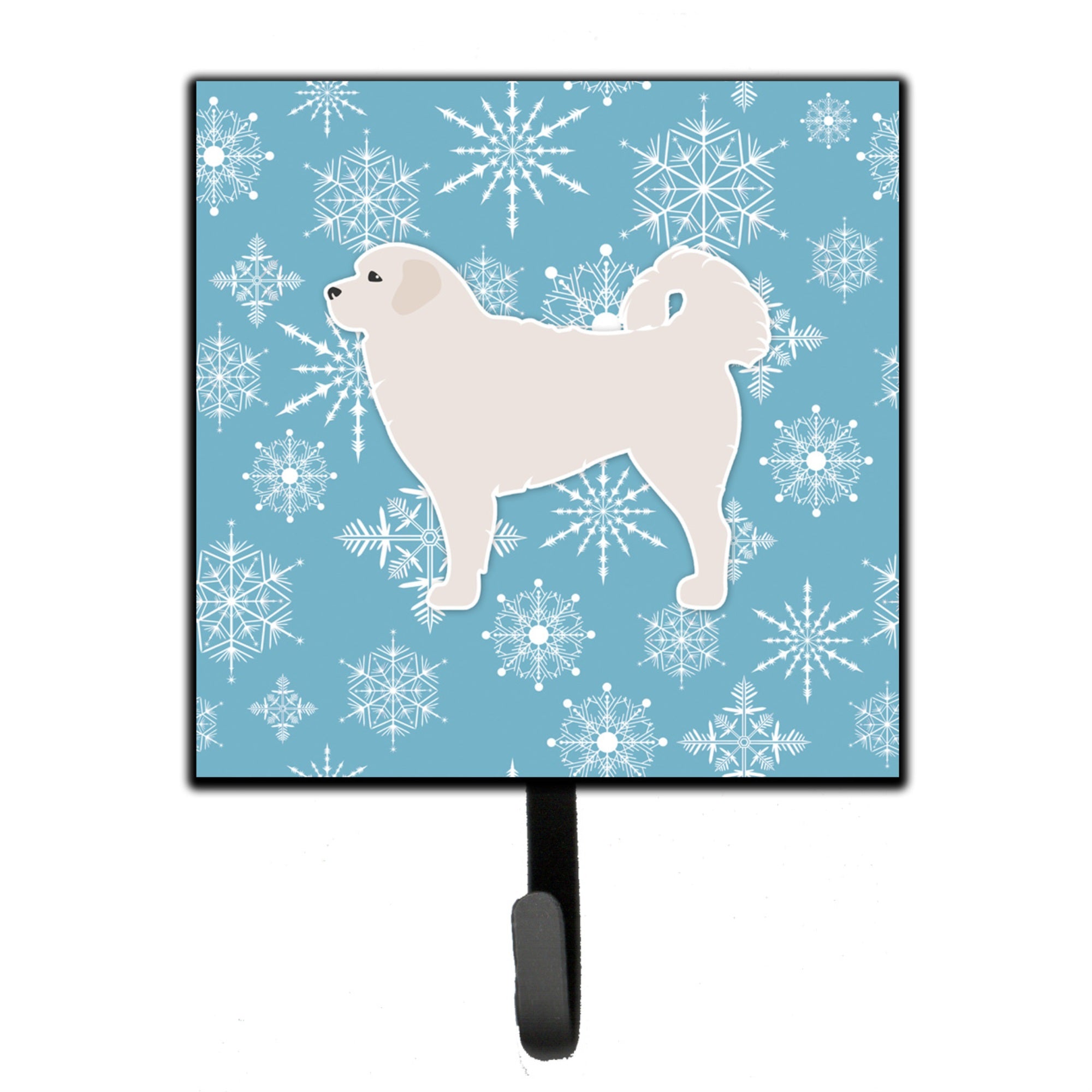 Caroline'S Treasures Winter Snowflake Polish Tatra Sheepdog Leash Or Key Holder Bb3527Sh4, Small, Multicolor