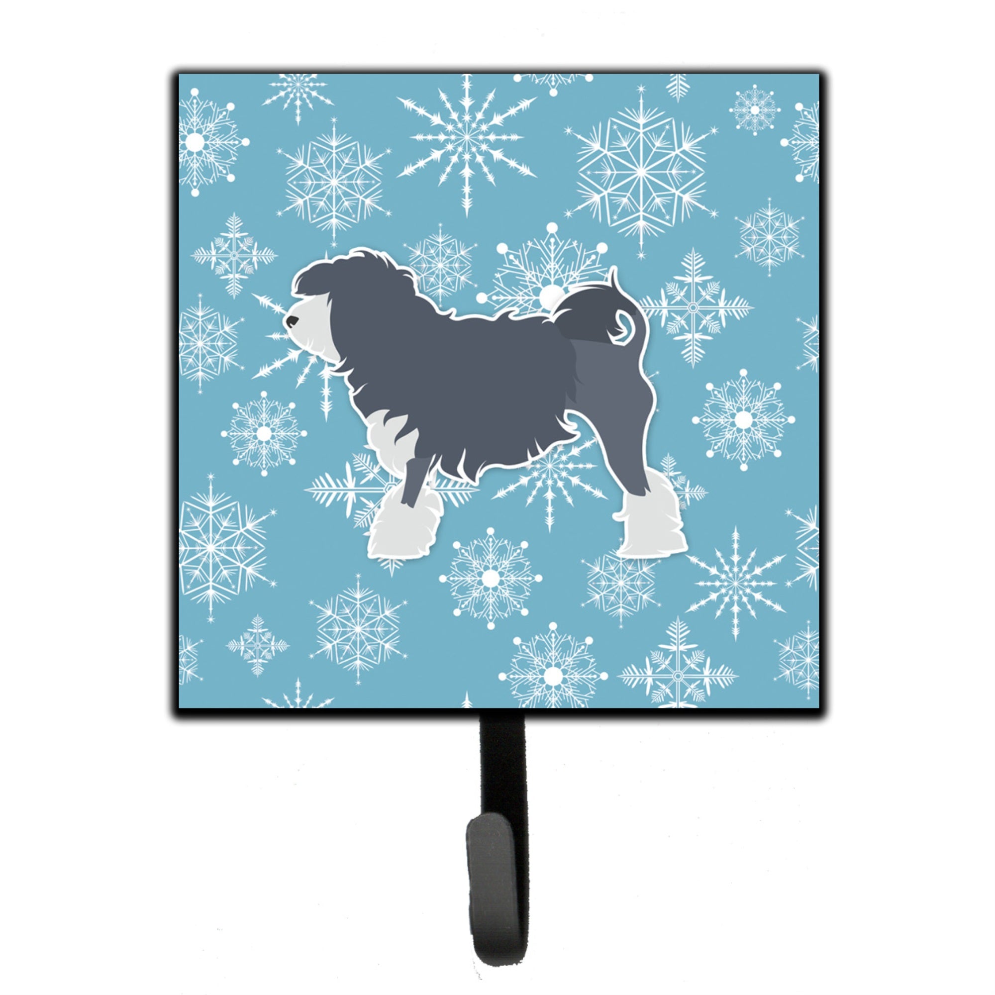 Caroline'S Treasures Winter Snowflake Lowchen Leash Or Key Holder Bb3535Sh4, Small, Multicolor