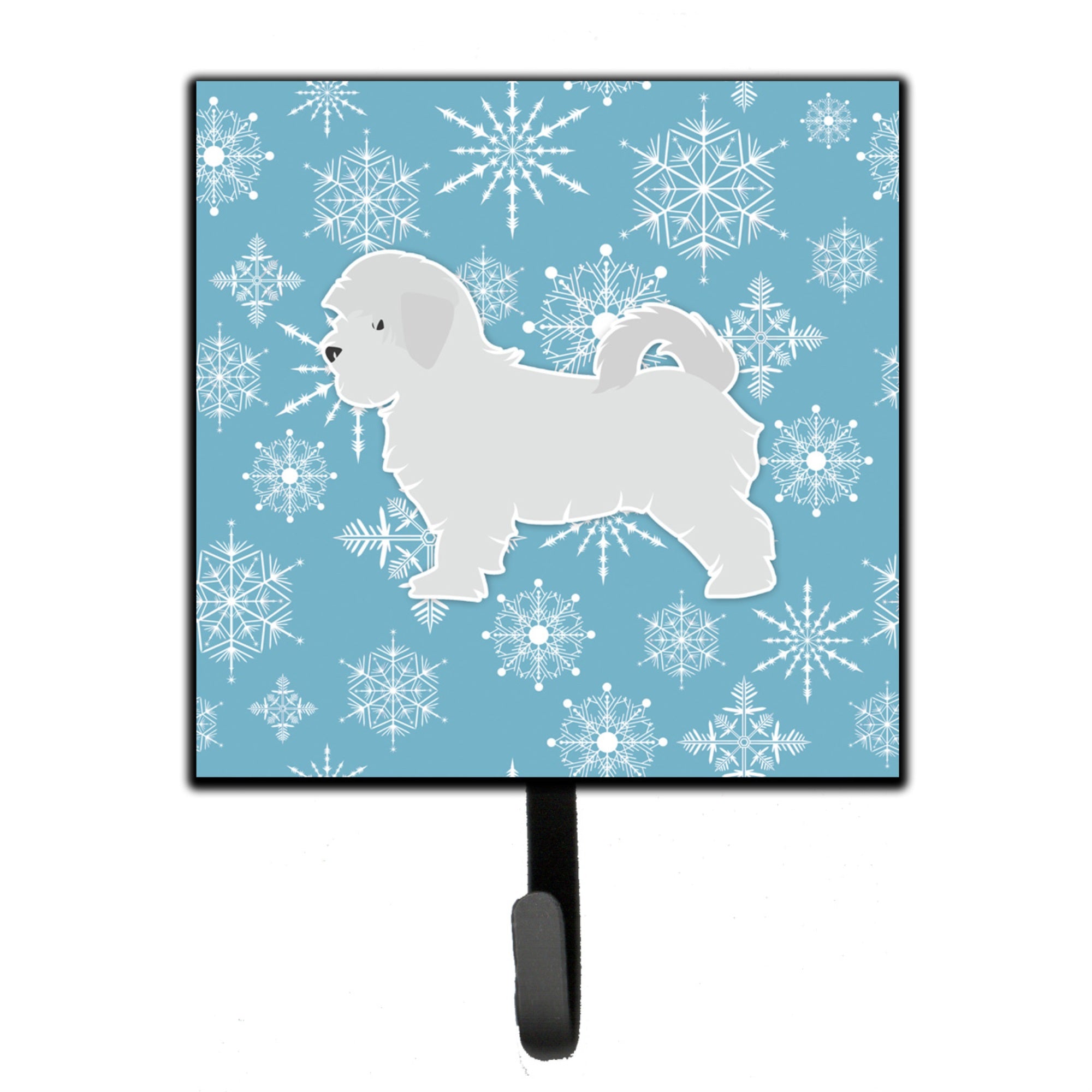 Caroline'S Treasures Winter Snowflake Maltese Leash Or Key Holder Bb3536Sh4, Small, Multicolor