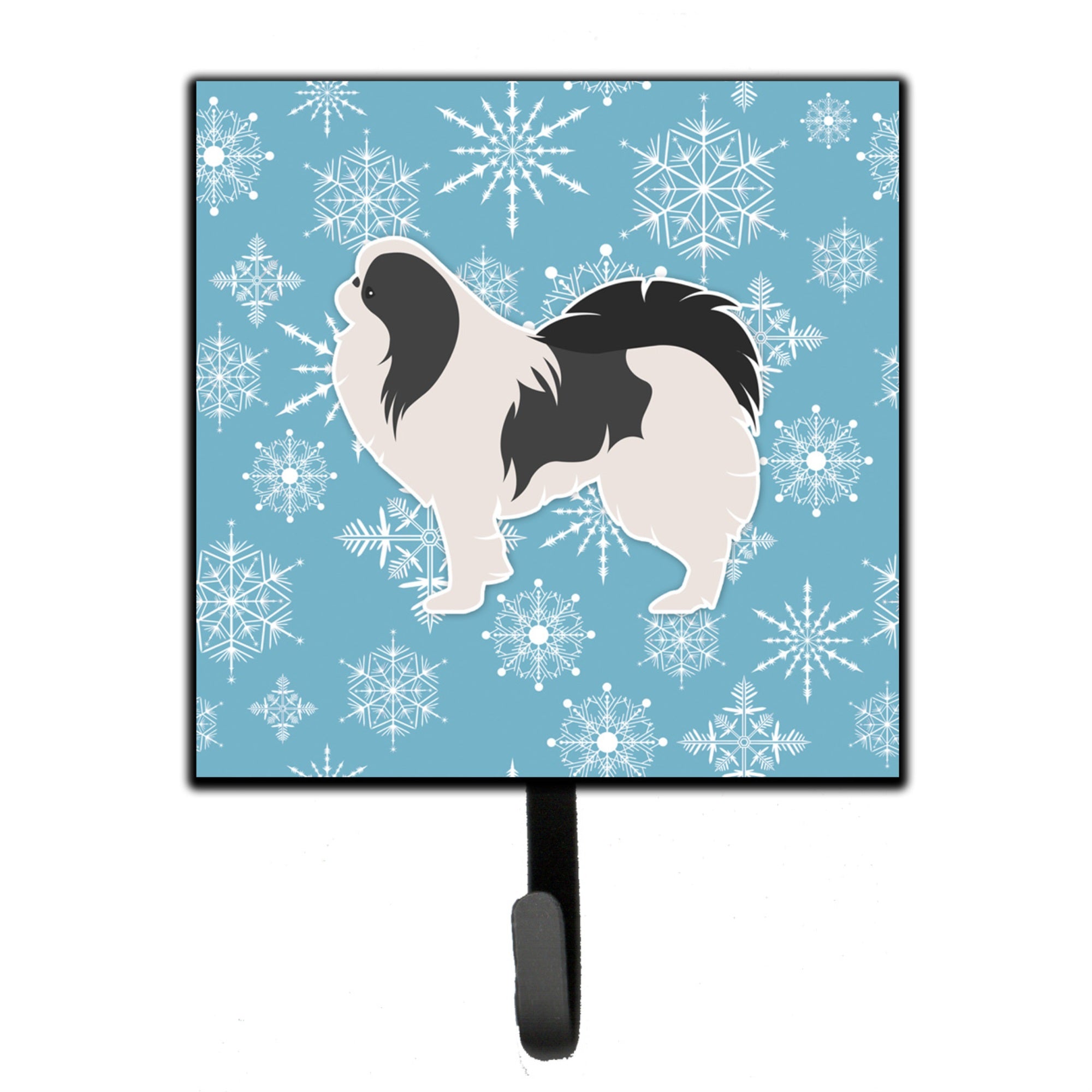 Caroline'S Treasures Winter Snowflake Japanese Chin Leash Or Key Holder Bb3537Sh4, Small, Multicolor
