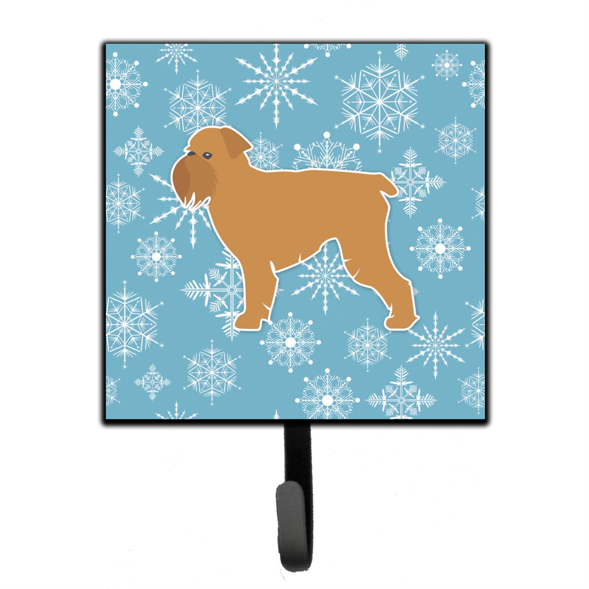 Caroline'S Treasures Winter Snowflake Brussels Griffon Leash Or Key Holder Bb3540Sh4, Small, Multicolor