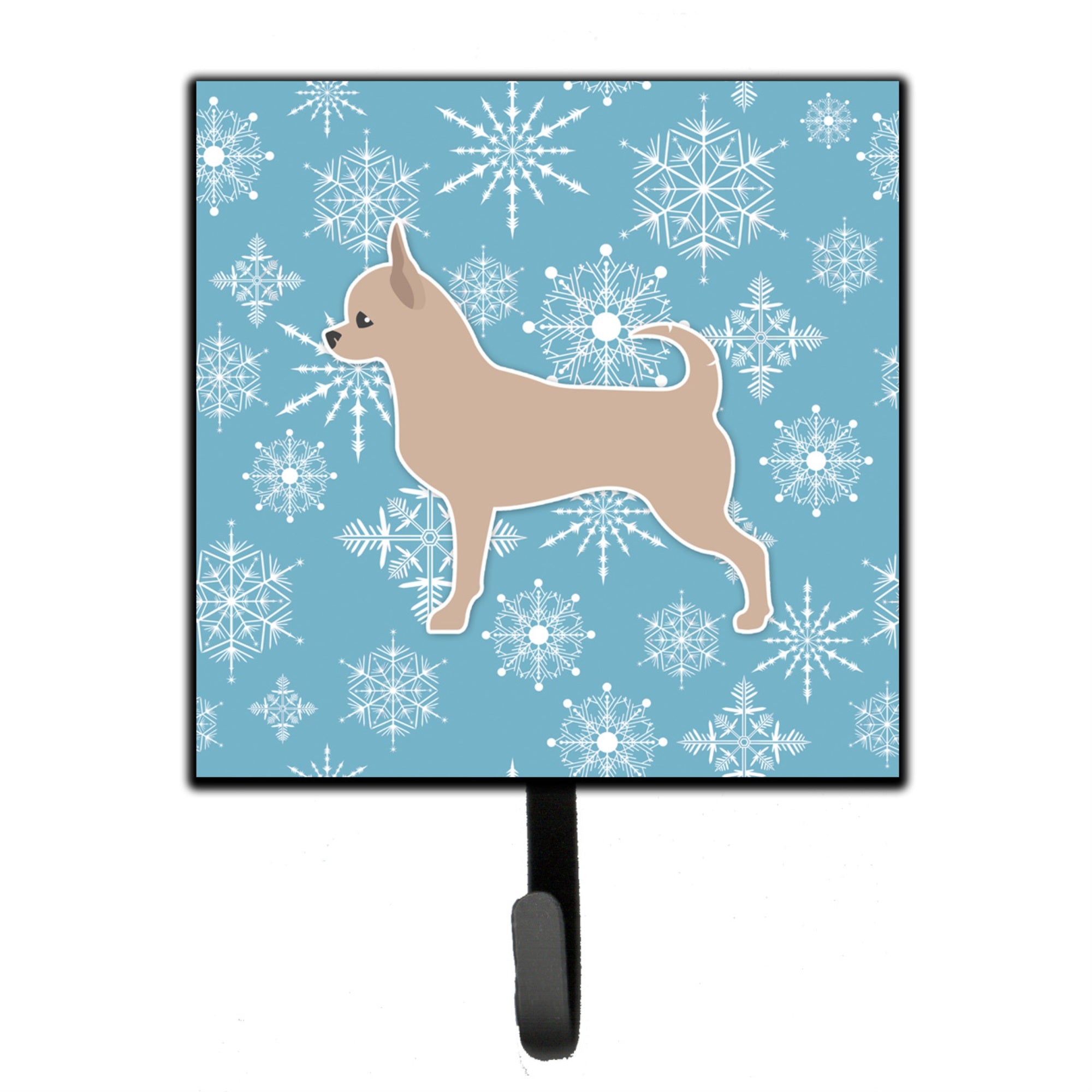Caroline'S Treasures Winter Snowflake Chihuahua Leash Or Key Holder Bb3550Sh4, Small, Multicolor