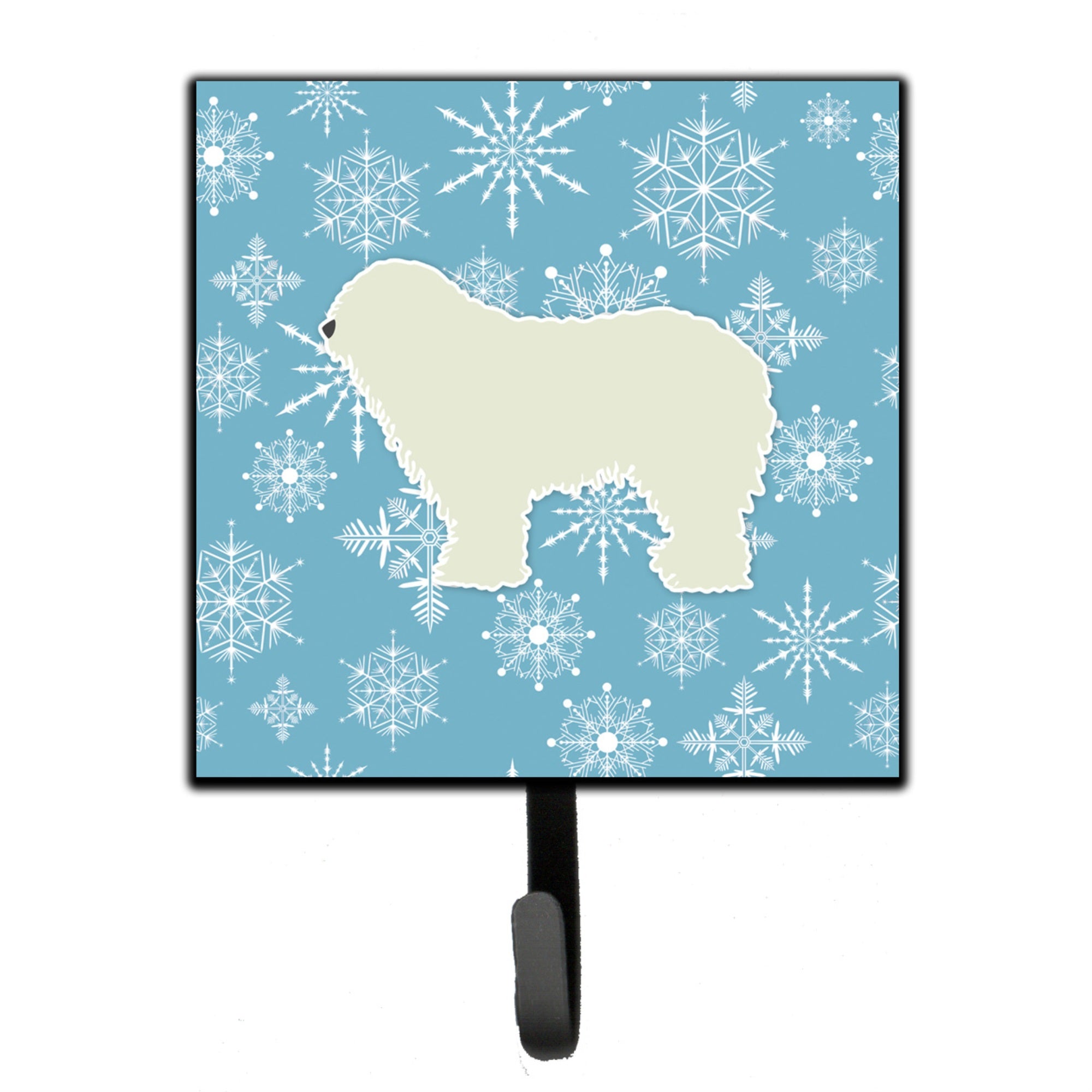 Caroline'S Treasures Winter Snowflake Komondor Leash Or Key Holder Bb3555Sh4, Small, Multicolor