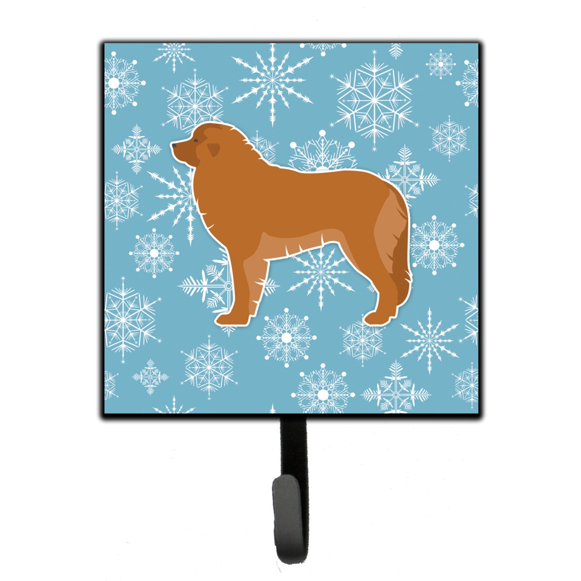 Caroline'S Treasures Winter Snowflake Leonberger Leash Or Key Holder Bb3558Sh4, Small, Multicolor