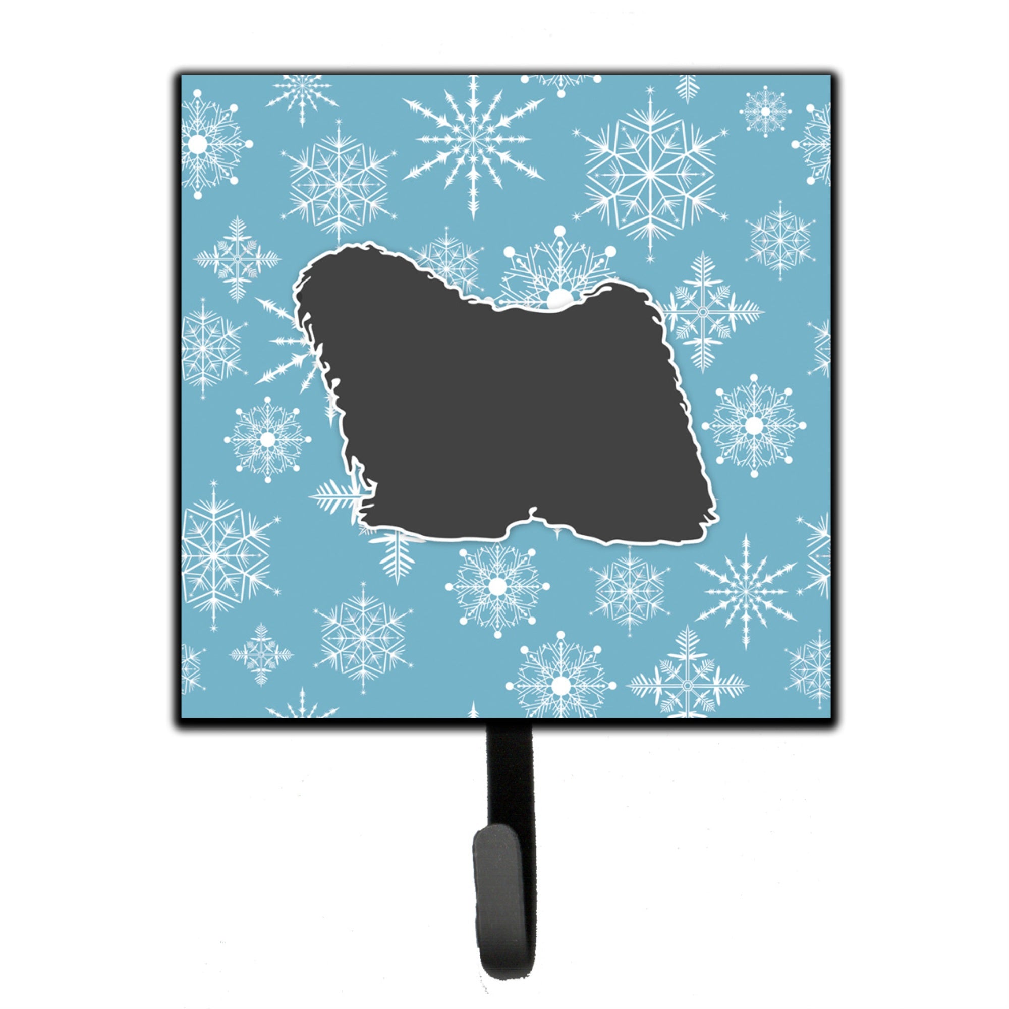 Caroline'S Treasures Winter Snowflake Puli Leash Or Key Holder Bb3563Sh4, Small, Multicolor