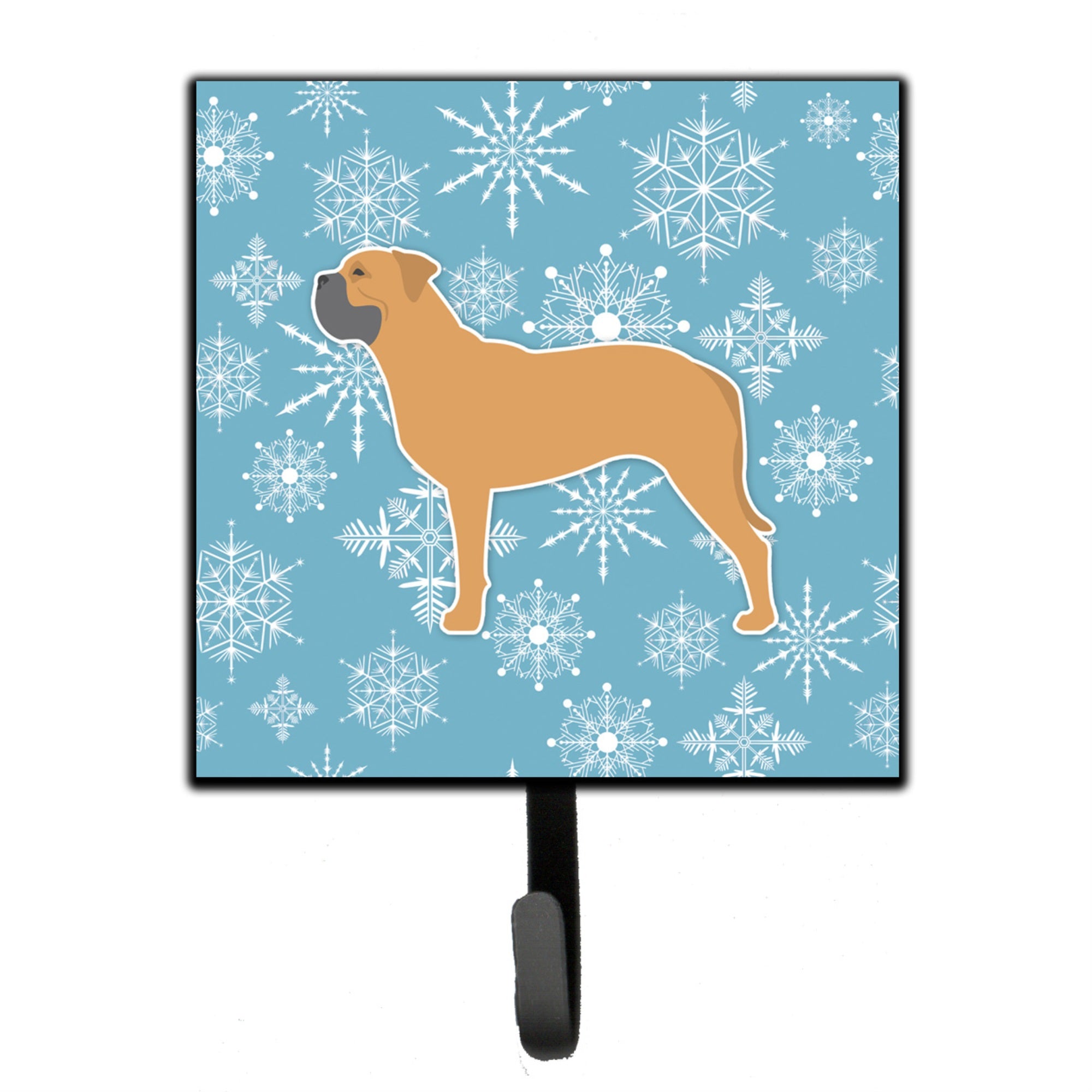 Caroline'S Treasures Winter Snowflake Bullmastiff Leash Or Key Holder Bb3571Sh4, Small, Multicolor