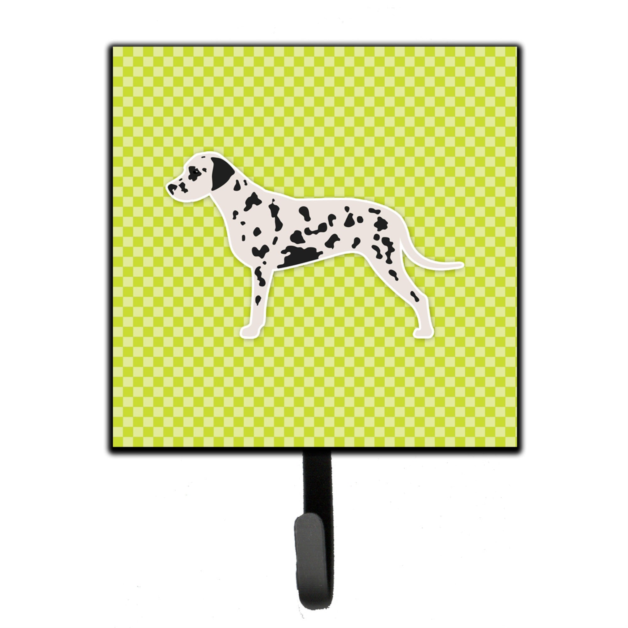 Caroline'S Treasures Dalmatian Checkerboard Green Leash Or Key Holder Bb3783Sh4, Small, Multicolor