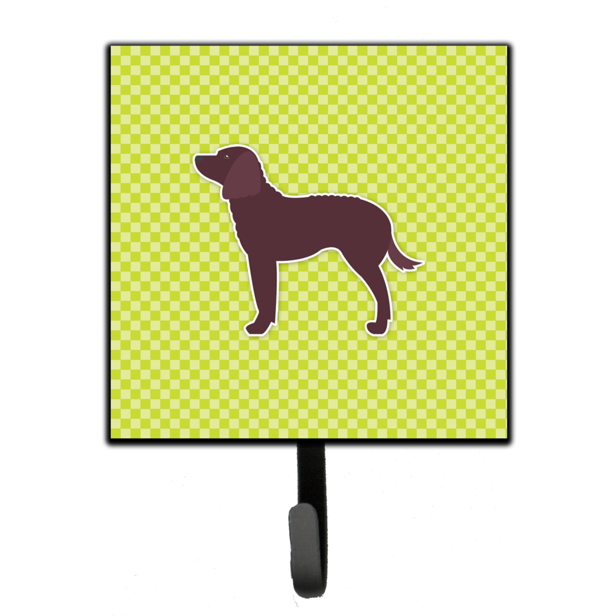 Caroline'S Treasures American Water Spaniel Checkerboard Green Leash Or Key Holder Bb3801Sh4, Small, Multicolor
