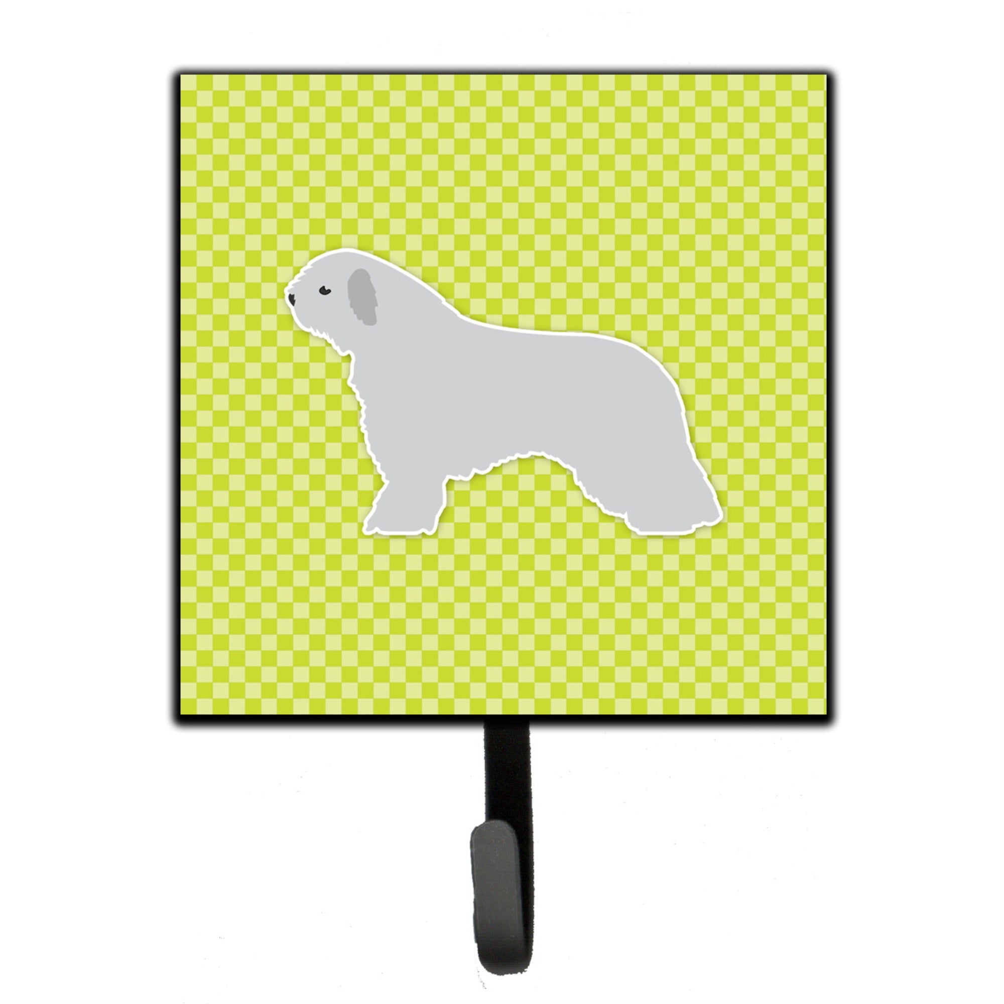 Caroline'S Treasures Spanish Water Dog Checkerboard Green Leash Or Key Holder Bb3815Sh4, Small, Multicolor