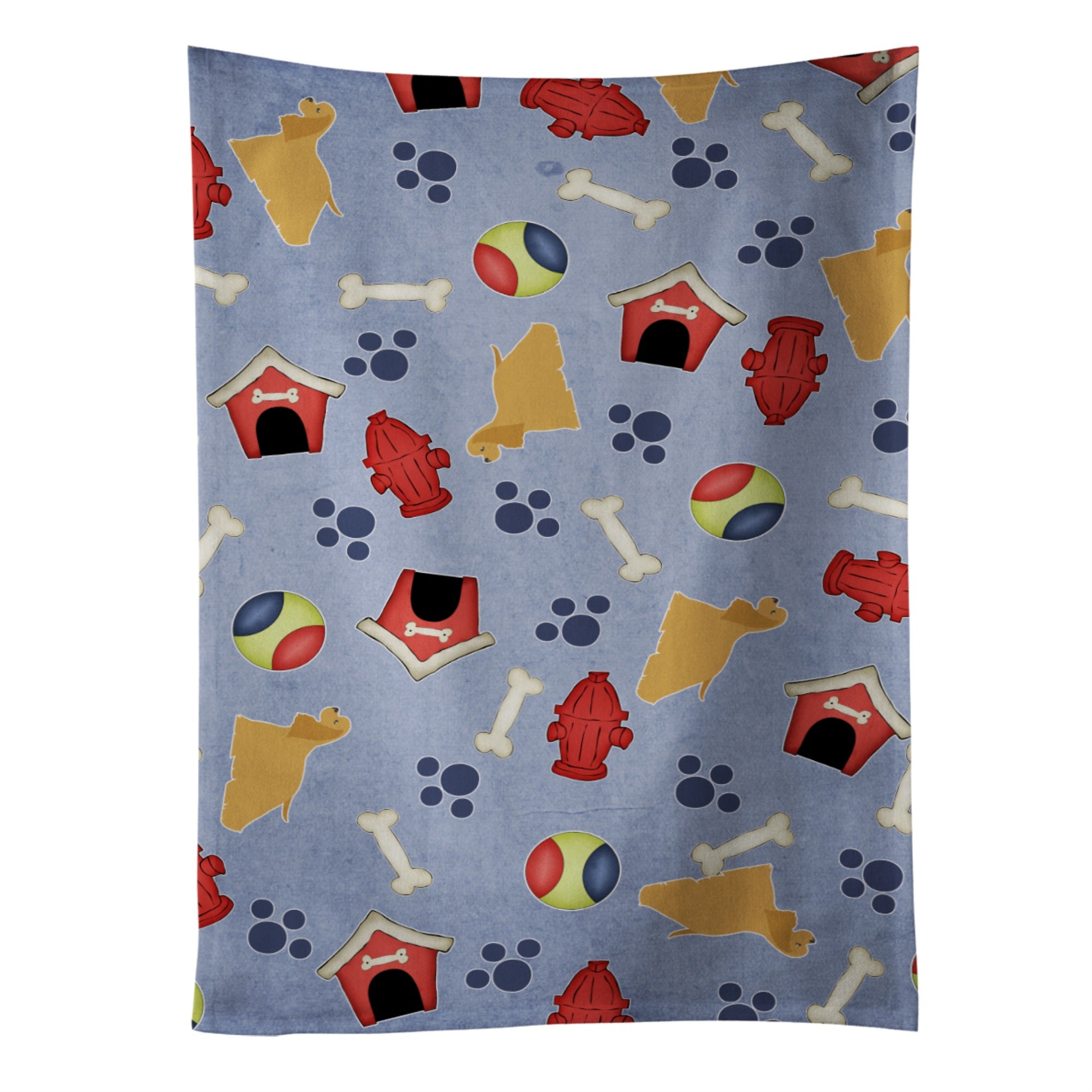 Caroline'S Treasures Bb3886Ktwl Cocker Spaniel Dog House Collection Kitchen Towel, 25 X 15, Multicolor