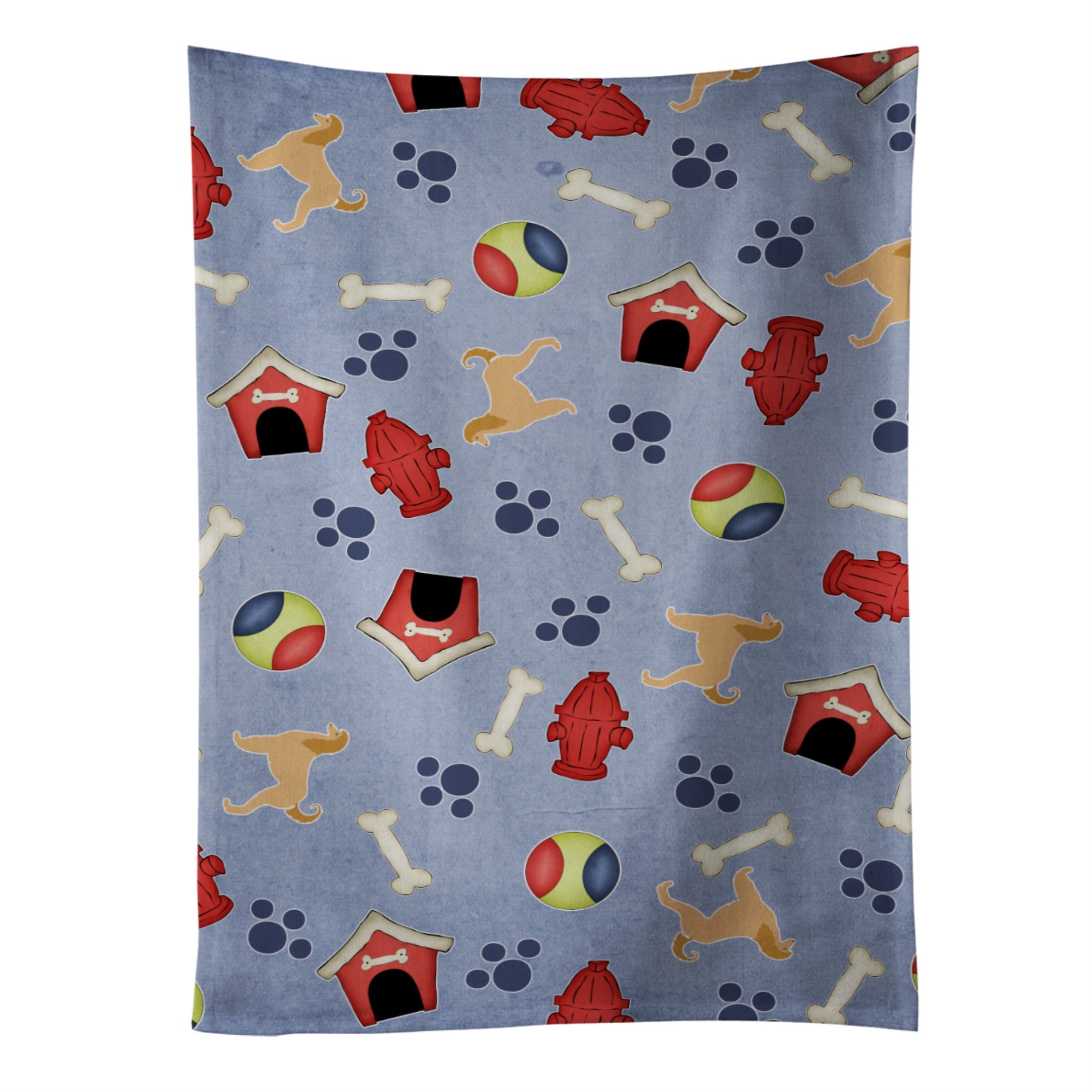 Caroline'S Treasures Bb3906Ktwl Afghan Hound Dog House Collection Kitchen Towel, 25 X 15, Multicolor