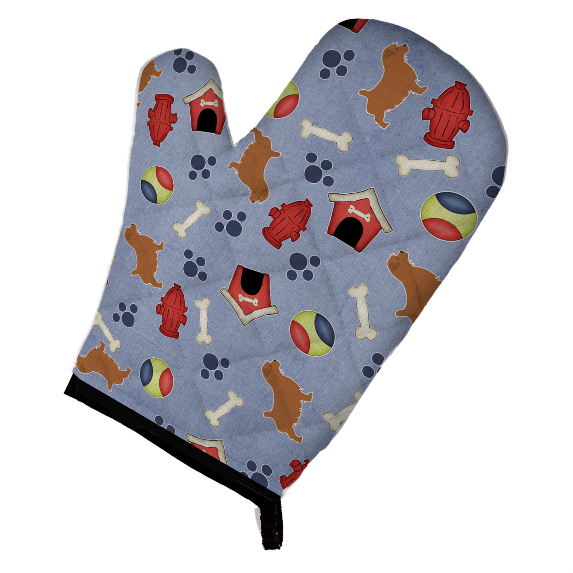 Caroline'S Treasures Bb3909Ovmt Norfolk Terrier Dog House Collection Oven Mitt, 12 By 8.5, Multicolor