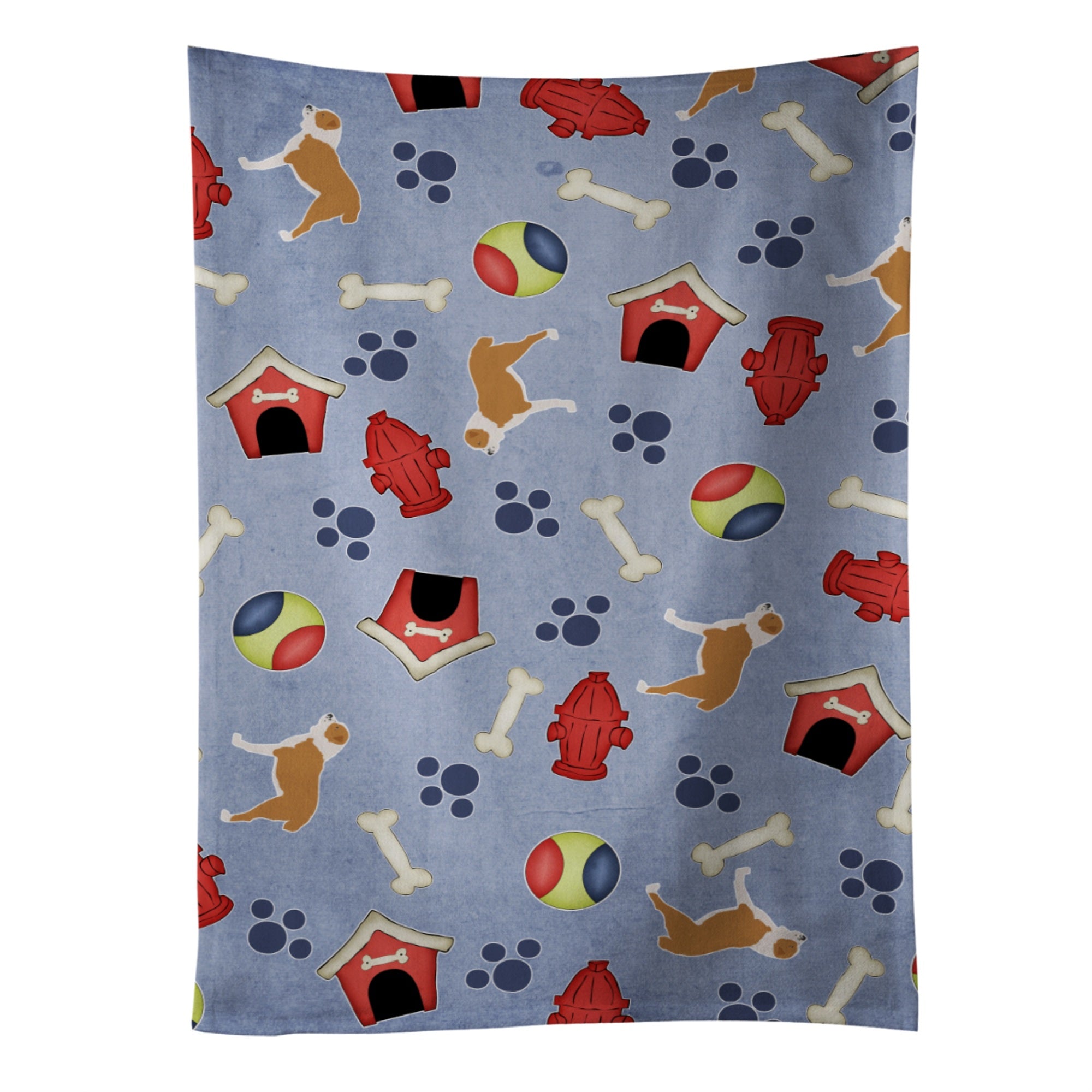 Caroline'S Treasures Bb3928Ktwl Central Asian Shepherd Dog Kitchen Towel, 25 X 15, Multicolor