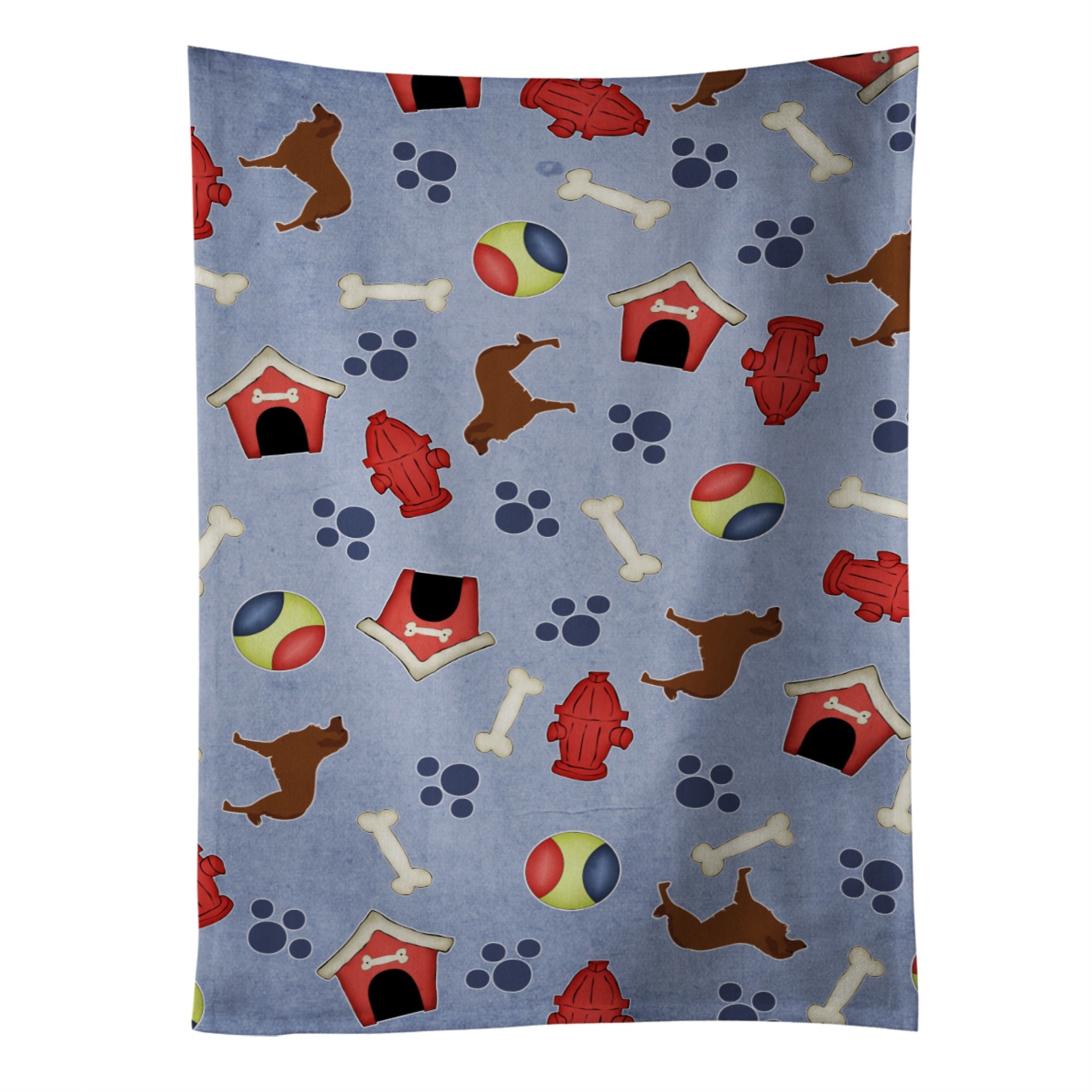 Caroline'S Treasures Bb3931Ktwl Portuguese Sheepdog Dog Kitchen Towel, 25 X 15, Multicolor