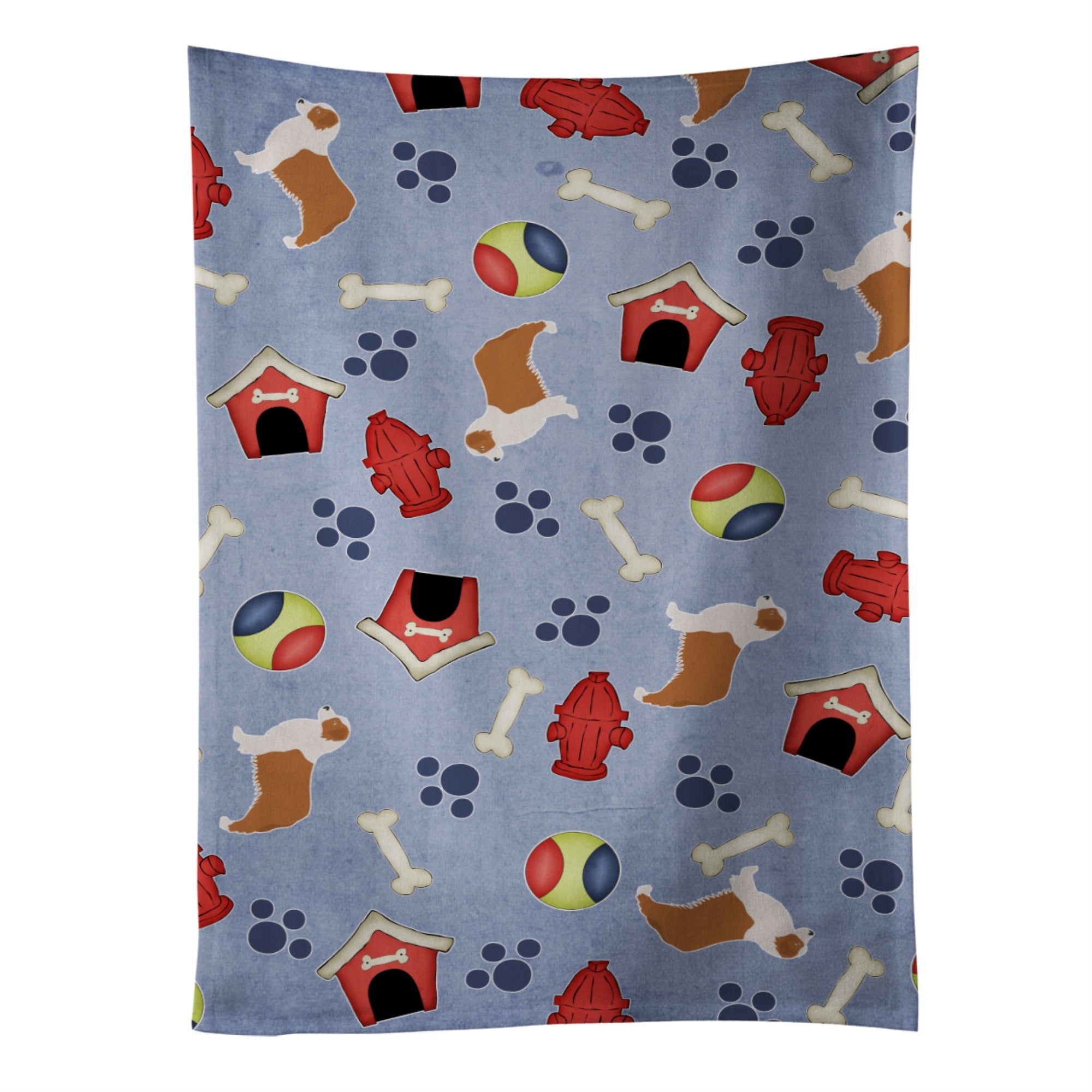 Caroline'S Treasures Bb3933Ktwl Australian Shepherd Dog Kitchen Towel, 25 X 15, Multicolor