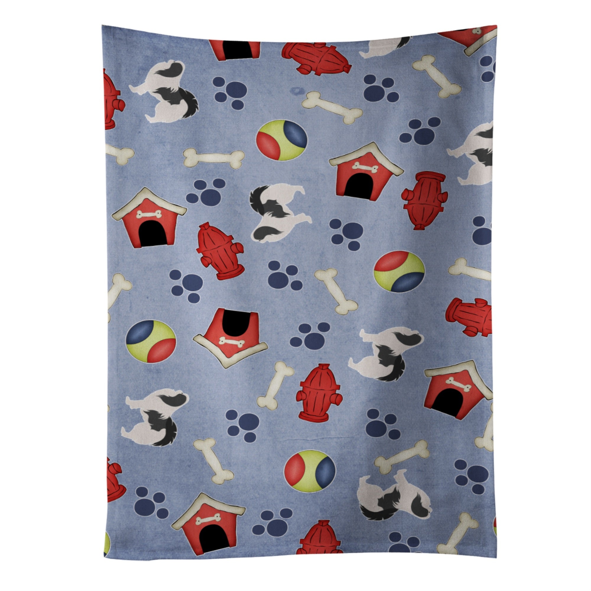 Caroline'S Treasures Bb3937Ktwl Japanese Chin Dog House Collection Kitchen Towel, 25 X 15, Multicolor