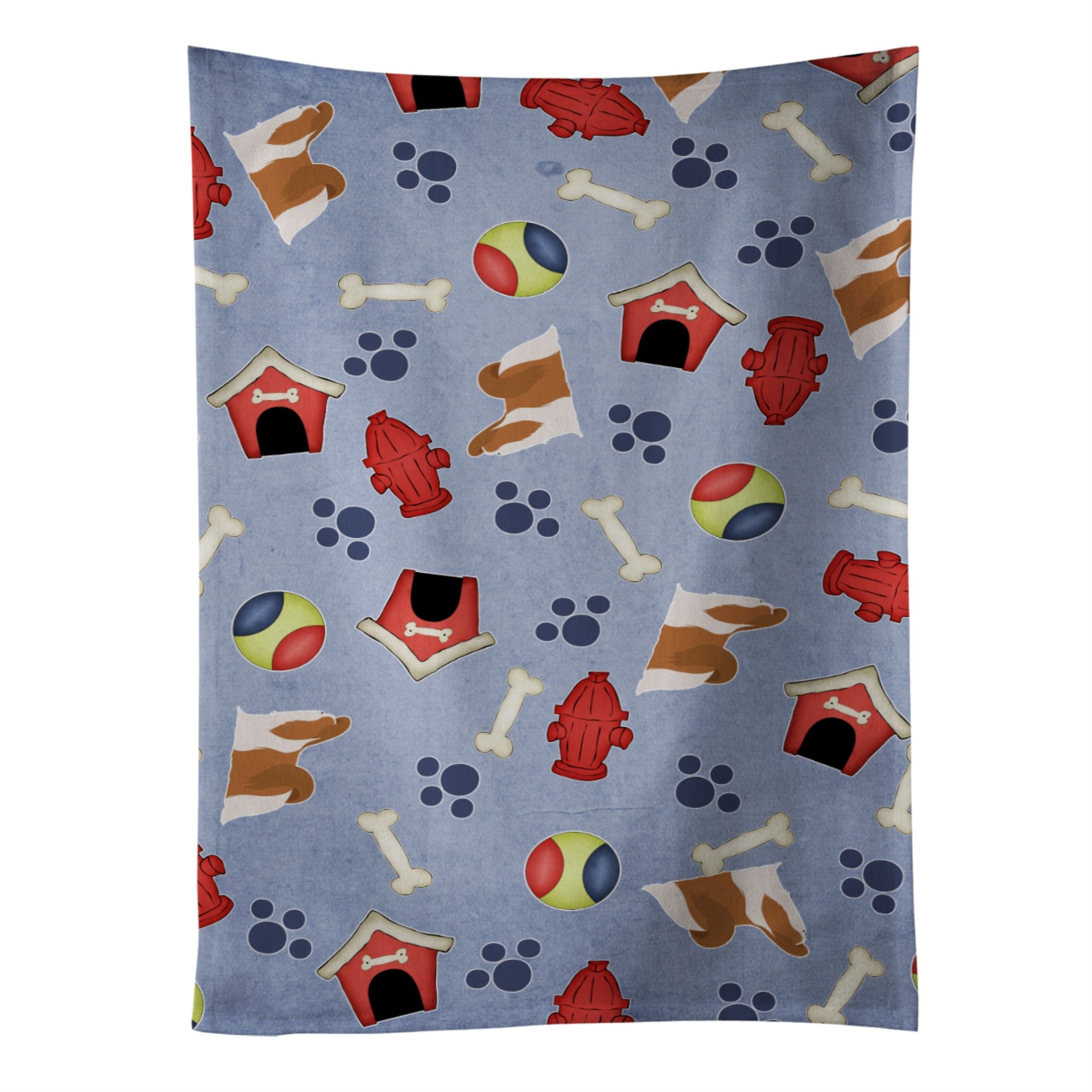 Caroline'S Treasures Bb3946Ktwl Shih Tzu Dog House Collection Kitchen Towel, 25 X 15, Multicolor