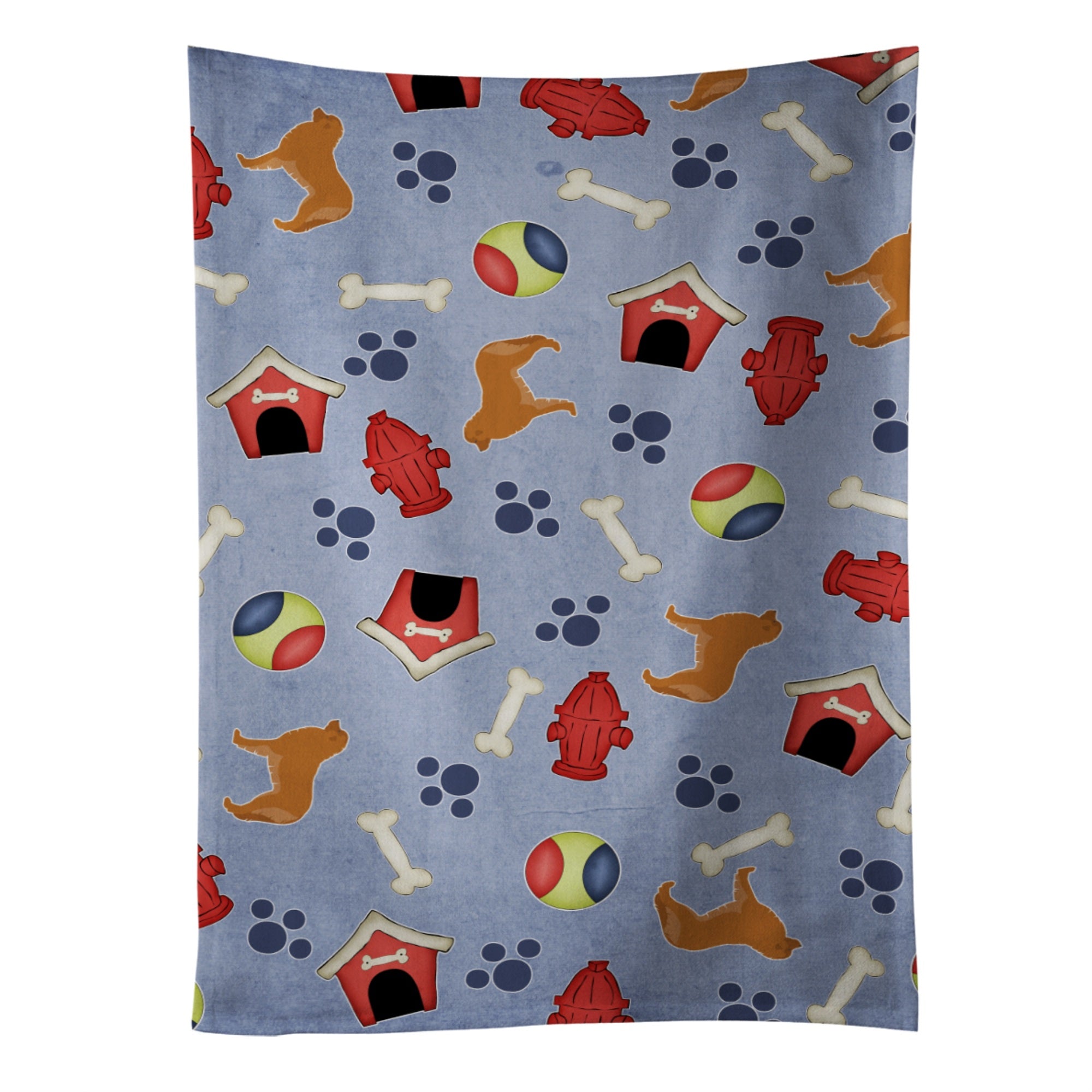 Caroline'S Treasures Bb3958Ktwl Leonberger Dog House Collection Kitchen Towel, 25 X 15, Multicolor