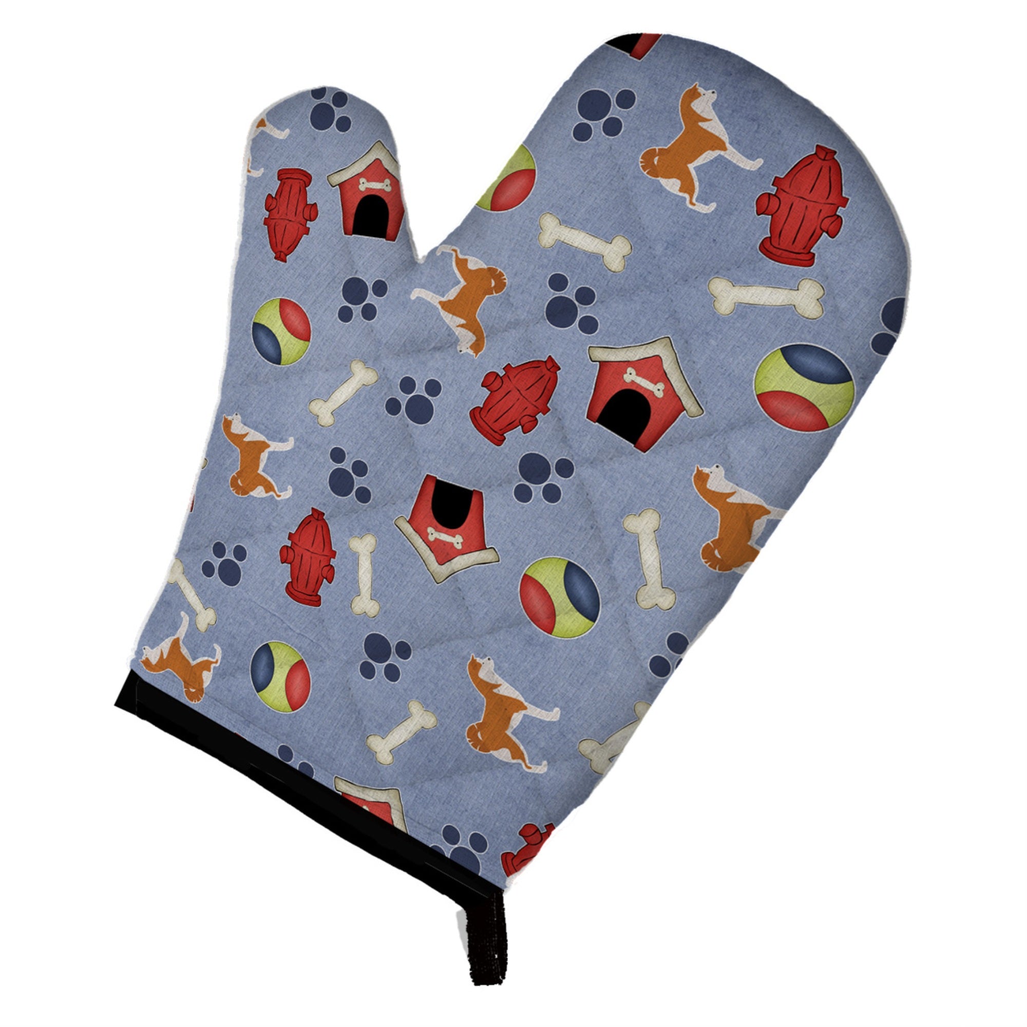 Caroline'S Treasures Bb3972Ovmt Akita Dog House Collection Oven Mitt, 12 By 8.5, Multicolor