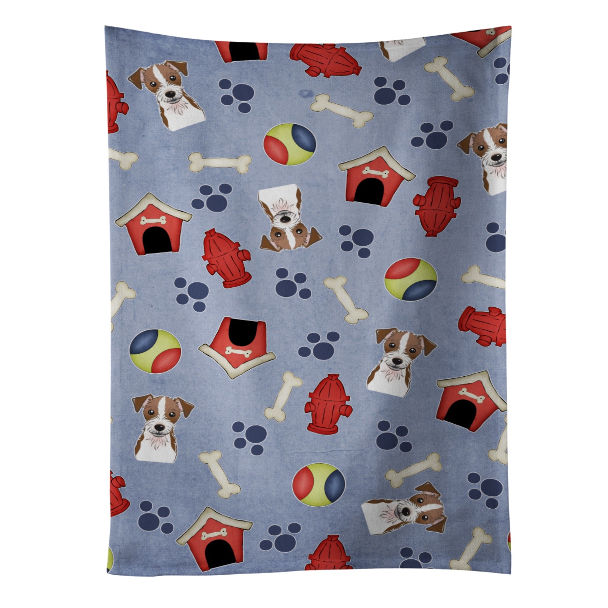 Caroline'S Treasures Bb3981Ktwl Jack Russell Terrier Kitchen Towel, 25 X 15, Multicolor