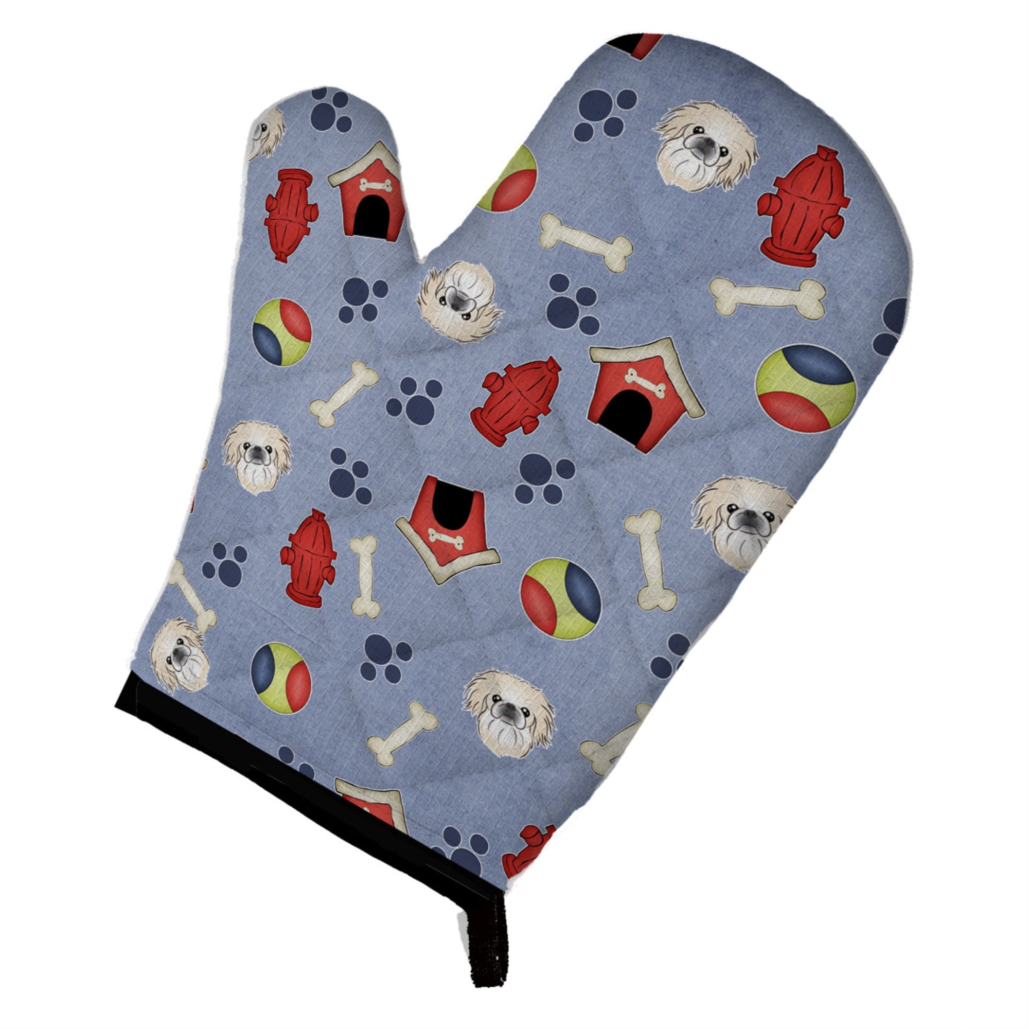 Caroline'S Treasures Bb4000Ovmt Dog House Collection Pekingese Oven Mitt, 12 By 8.5, Multicolor