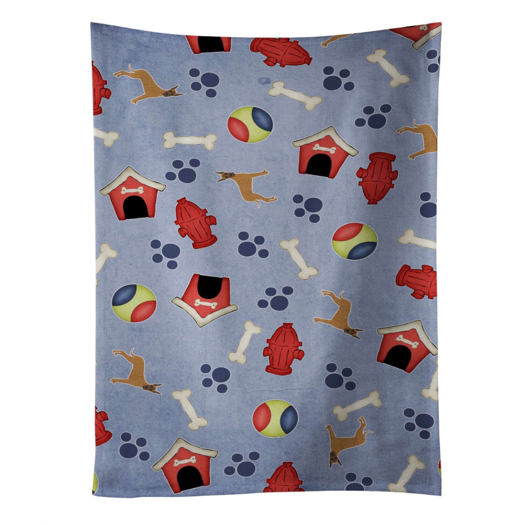Caroline'S Treasures Bb4088Ktwl Brindle Cropped Great Dane Kitchen Towel, 25 X 15, Multicolor
