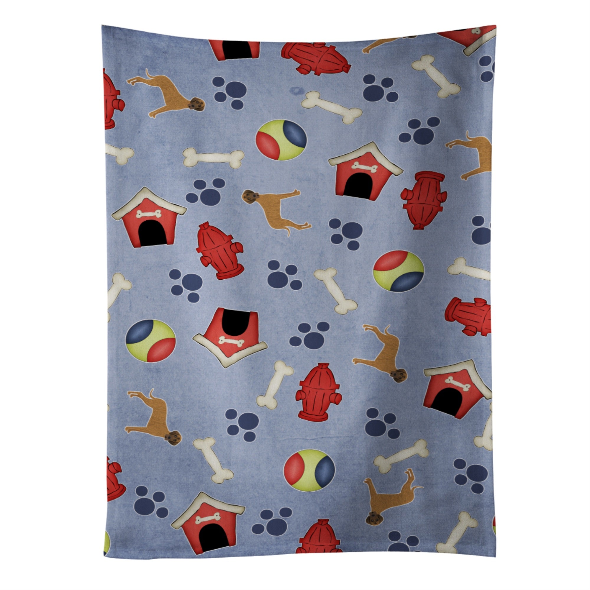 Caroline'S Treasures Bb4089Ktwl Brindle Natural Great Dane Kitchen Towel, 25 X 15, Multicolor