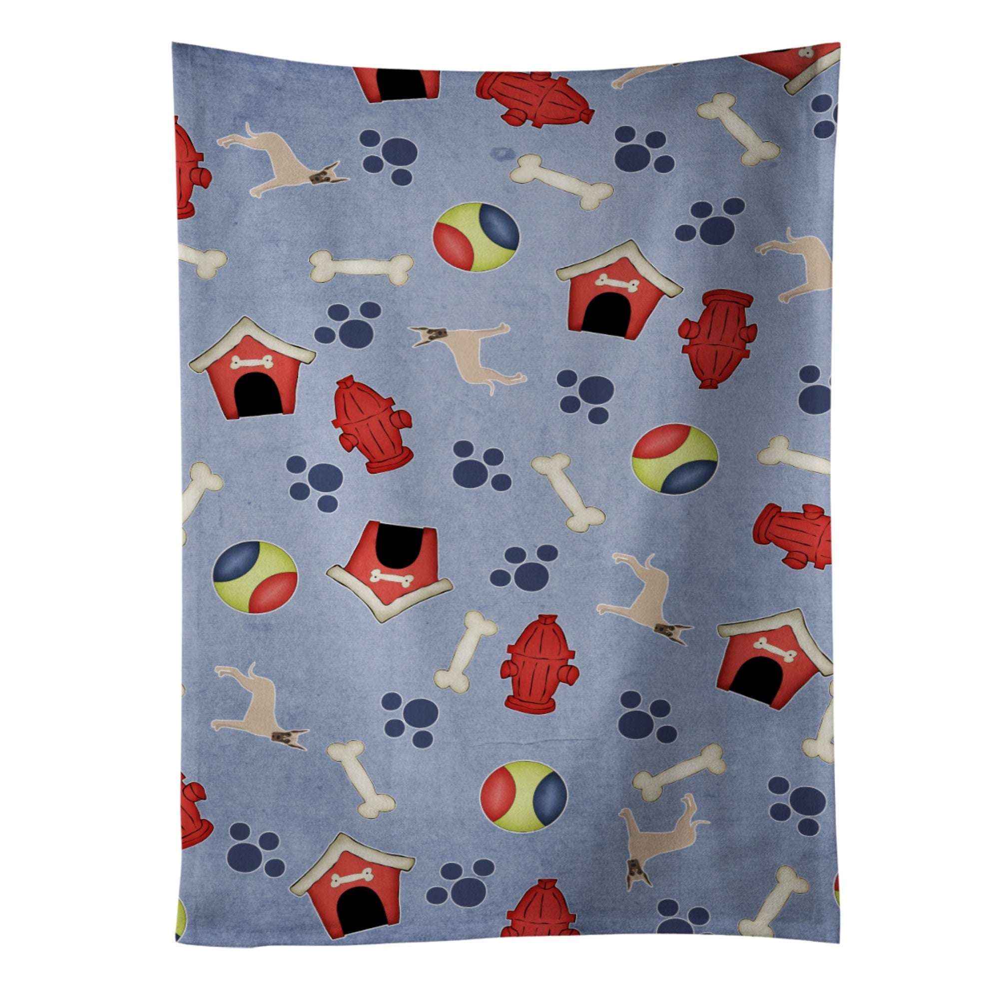 Caroline'S Treasures Bb4090Ktwl Fawn Cropped Great Dane Kitchen Towel, 25 X 15, Multicolor