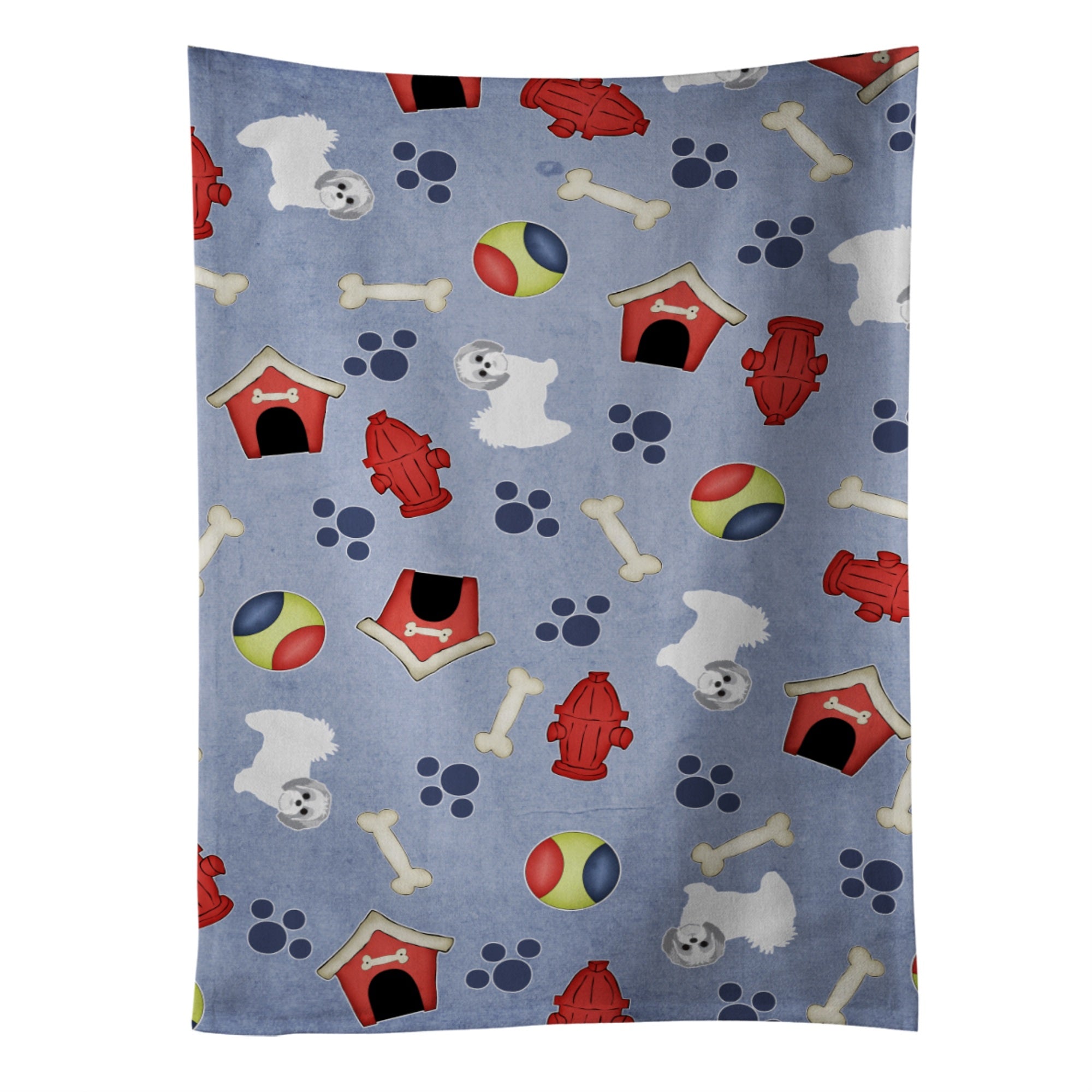 Caroline'S Treasures Bb4119Ktwl Dog House Collection Shih Tzu Kitchen Towel, 25 X 15, Multicolor