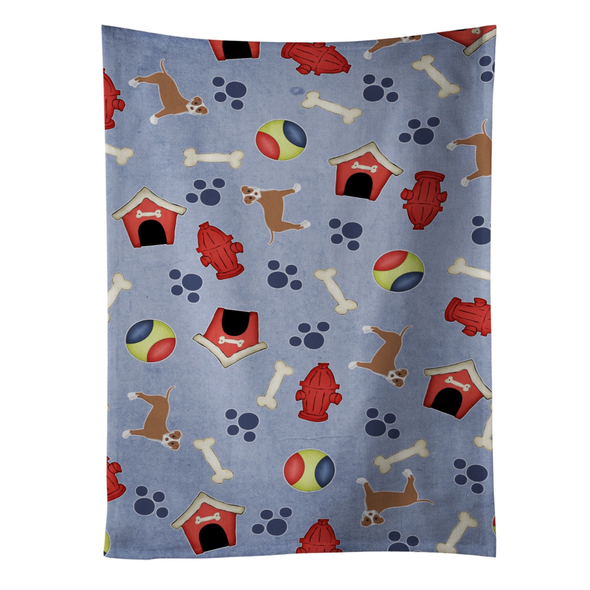 Caroline'S Treasures Bb4124Ktwl Staffordshire Bull Terrier Kitchen Towel, 25 X 15, Multicolor