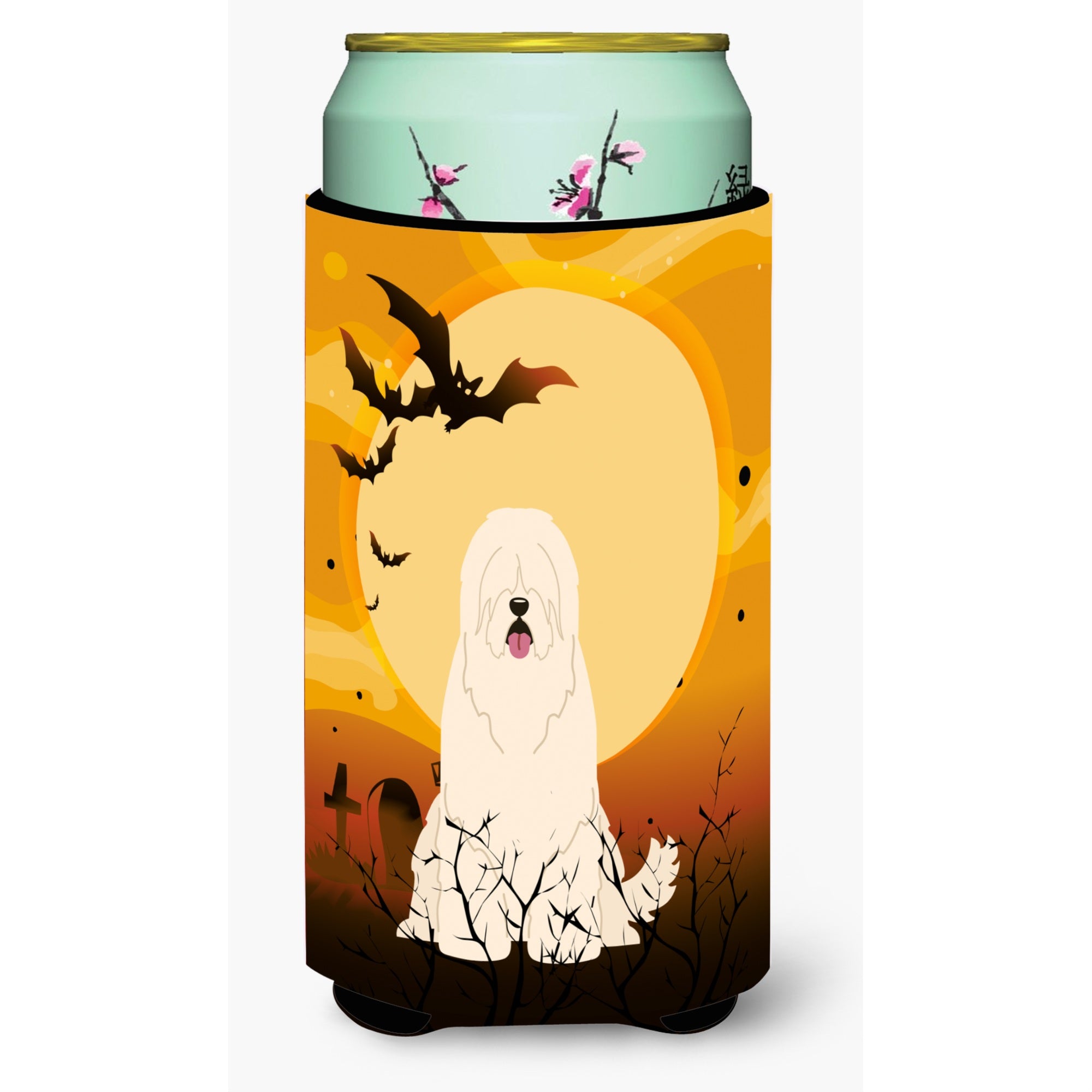 Caroline'S Treasures Halloween South Russian Sheepdog Tall Boy Beverage Insulator Hugger Bb4290Tbc, Multicolor
