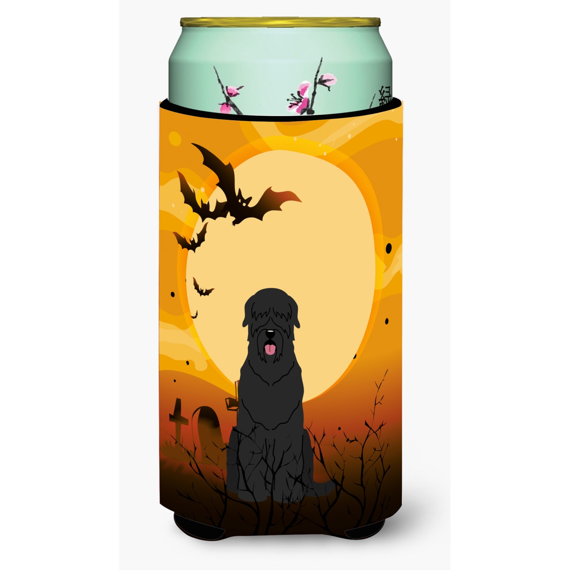 Caroline'S Treasures Halloween Black Russian Terrier Tall Boy Beverage Insulator Hugger Bb4292Tbc, Multicolor