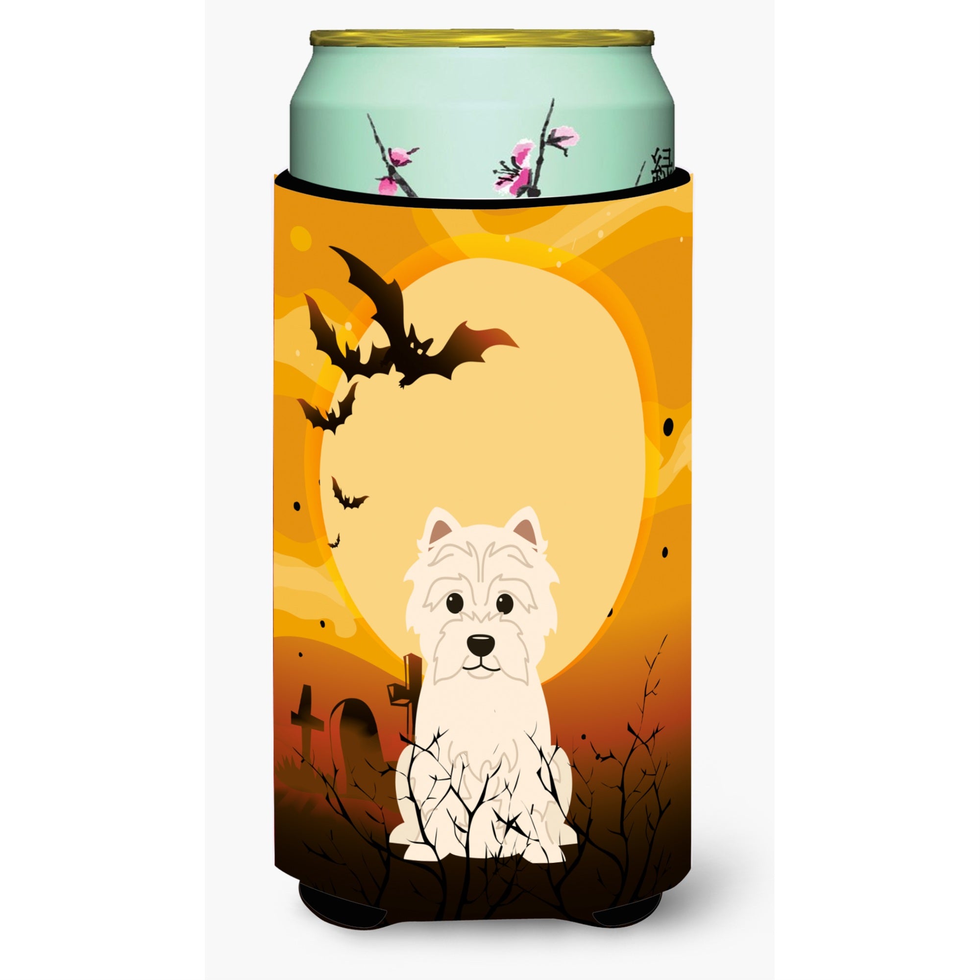 Caroline'S Treasures Halloween Westie Tall Boy Beverage Insulator Hugger Bb4308Tbc, Multicolor
