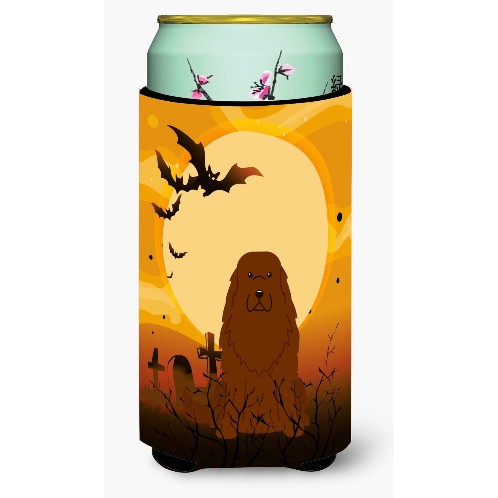 Caroline'S Treasures Halloween Caucasian Shepherd Dog Tall Boy Beverage Insulator Hugger Bb4316Tbc, Multicolor