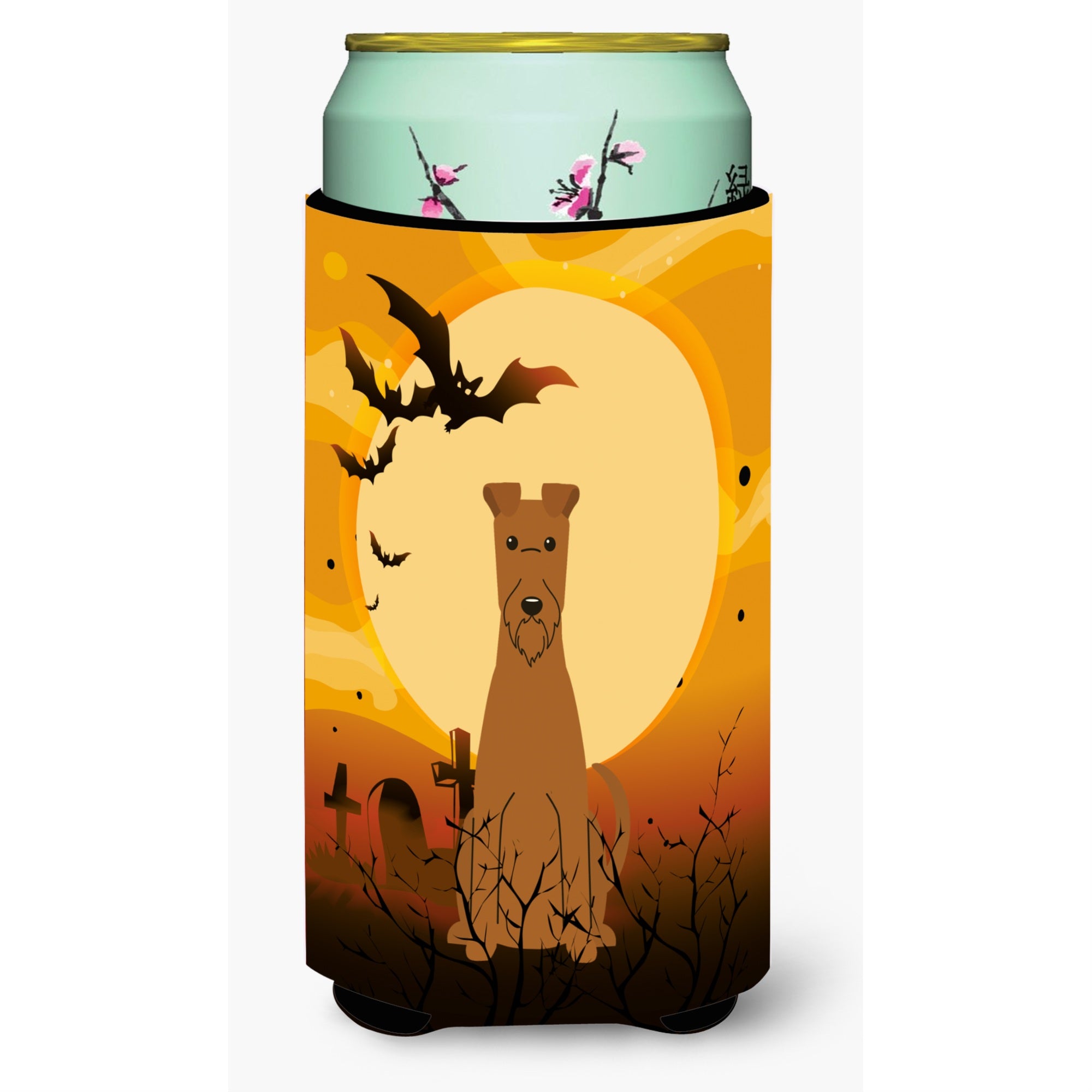 Caroline'S Treasures Halloween Irish Terrier Tall Boy Beverage Insulator Hugger Bb4328Tbc, Multicolor