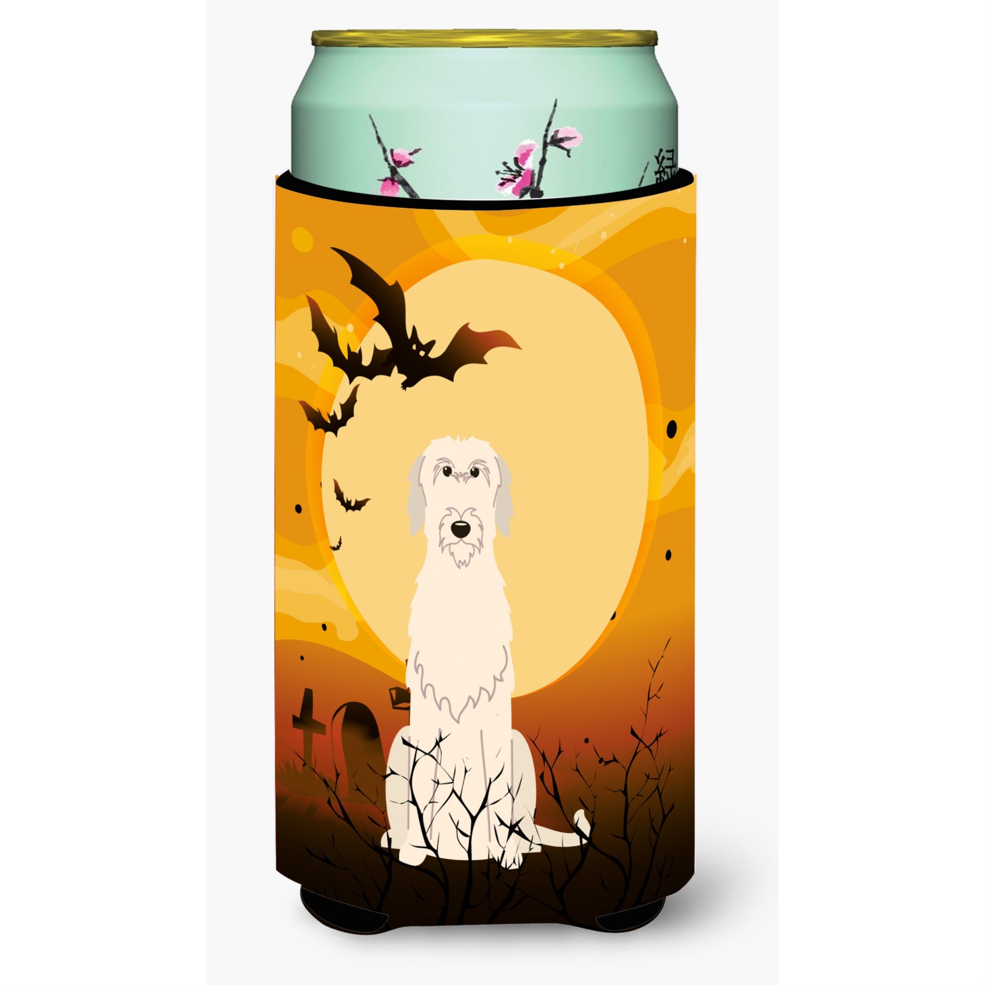 Caroline'S Treasures Halloween Irish Wolfhound Tall Boy Beverage Insulator Hugger Bb4331Tbc, Multicolor