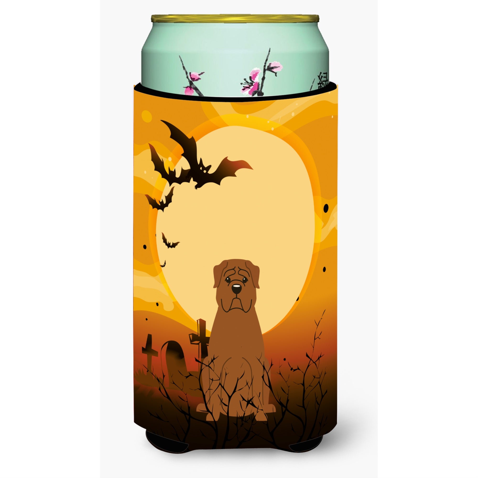 Caroline'S Treasures Halloween Dogue De Bourdeaux Tall Boy Beverage Insulator Hugger Bb4339Tbc, Multicolor