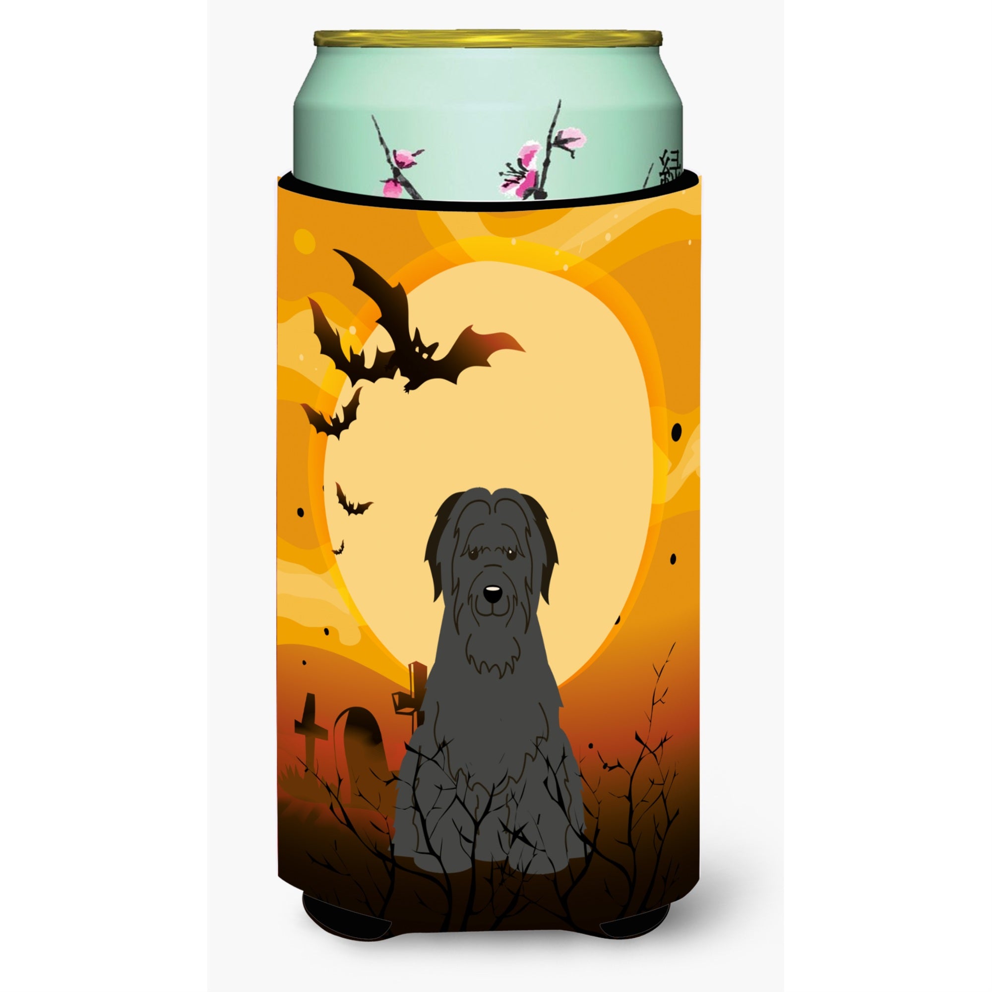 Caroline'S Treasures Halloween Briard Black Tall Boy Beverage Insulator Hugger Bb4347Tbc, Multicolor