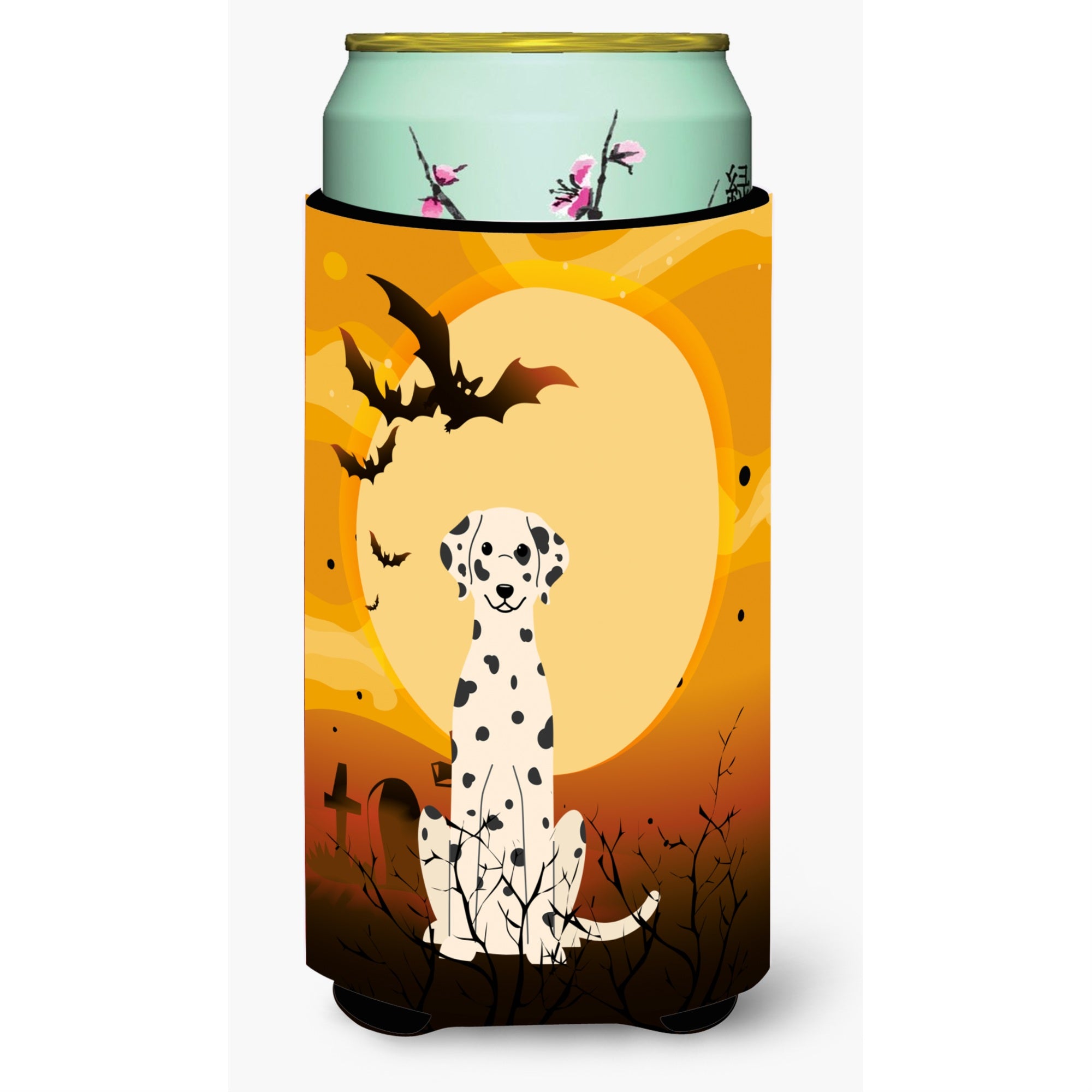 Caroline'S Treasures Halloween Dalmatian Tall Boy Beverage Insulator Hugger Bb4363Tbc, Multicolor