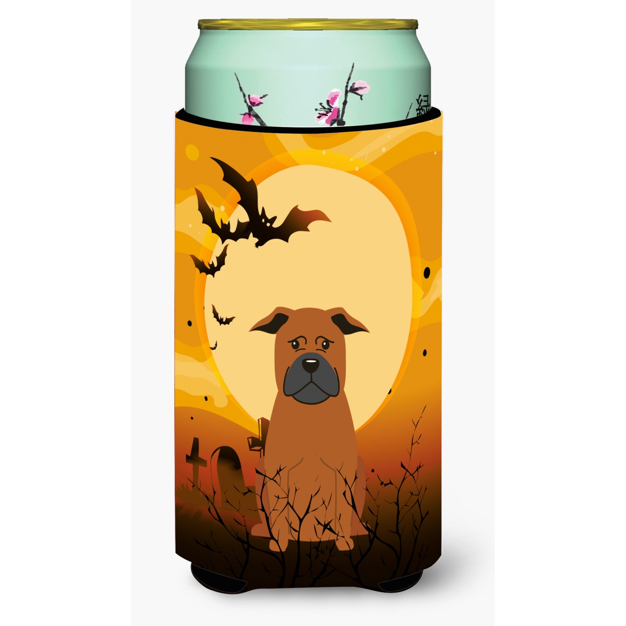 Caroline'S Treasures Halloween Chinese Chongqing Dog Tall Boy Beverage Insulator Hugger Bb4377Tbc, Multicolor