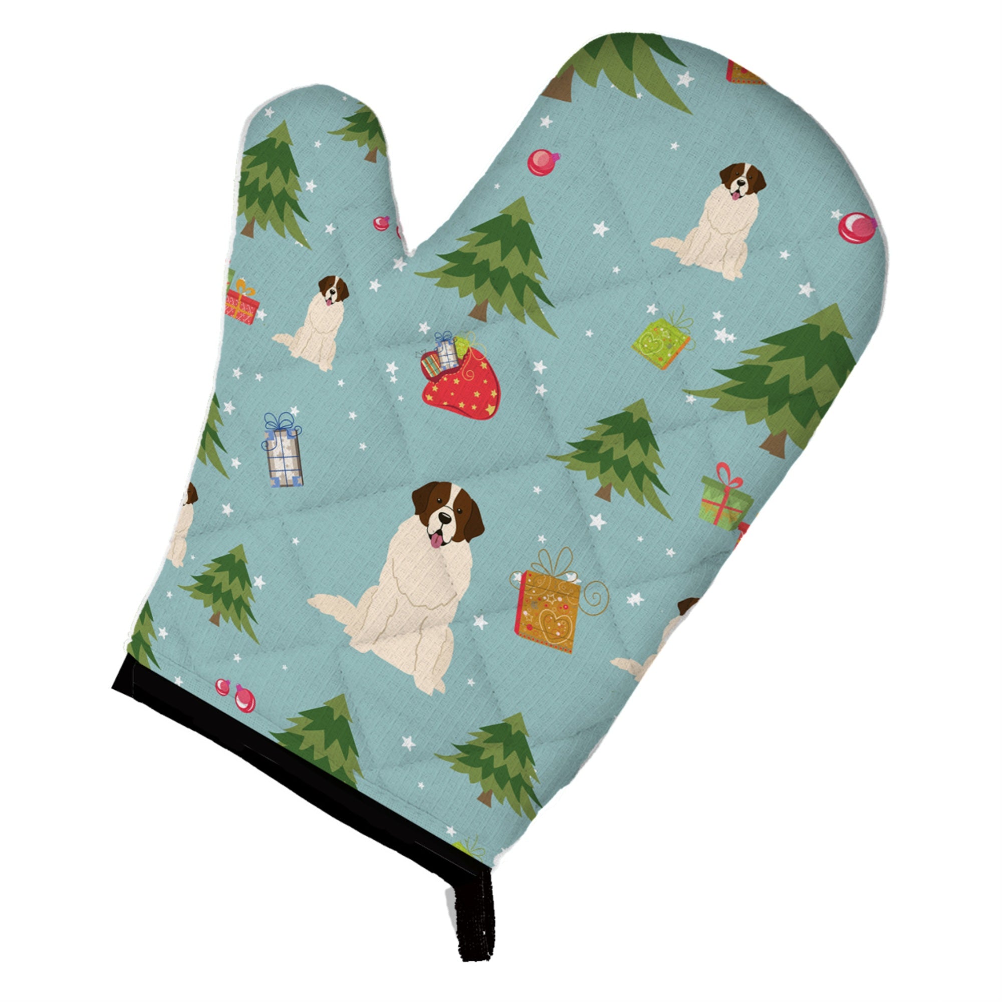 Caroline'S Treasures Bb4687Ovmt Christmas Moscow Watchdog Oven Mitt, 12 By 8.5, Multicolor