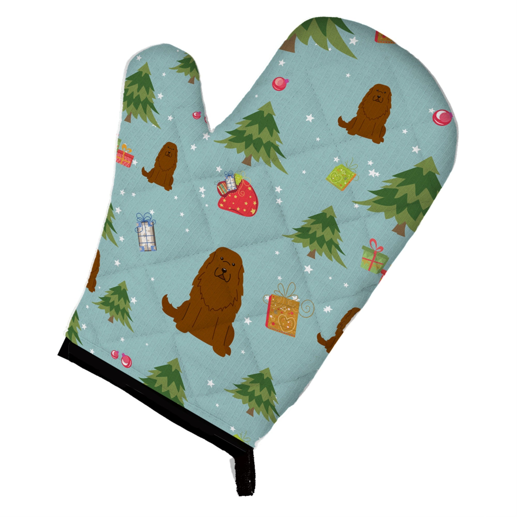 Caroline'S Treasures Bb4710Ovmt Christmas Caucasian Shepherd Dog Oven Mitt, 12 By 8.5, Multicolor