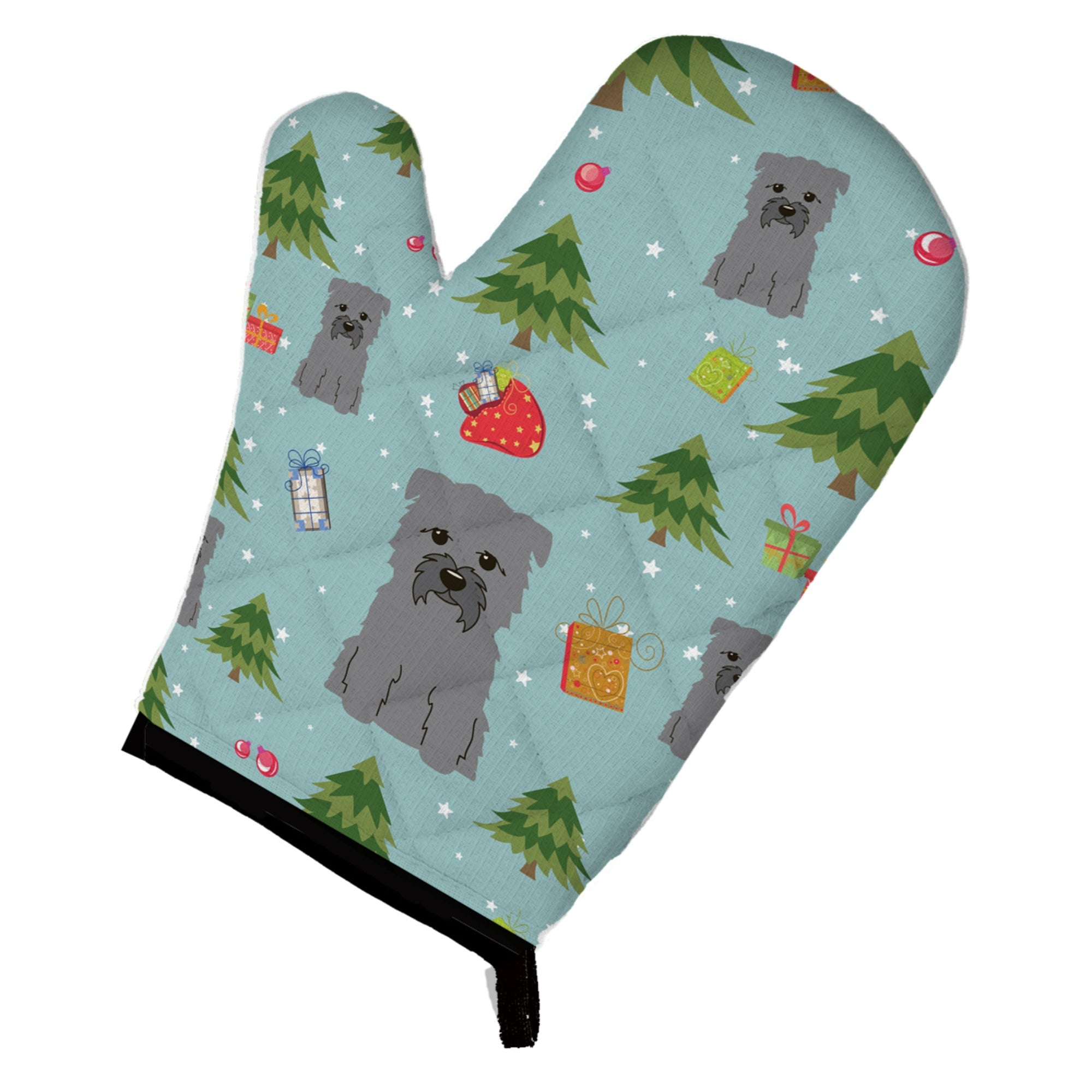 Caroline'S Treasures Bb4719Ovmt Christmas Glen Of Imal Grey Oven Mitt, 12 By 8.5, Multicolor