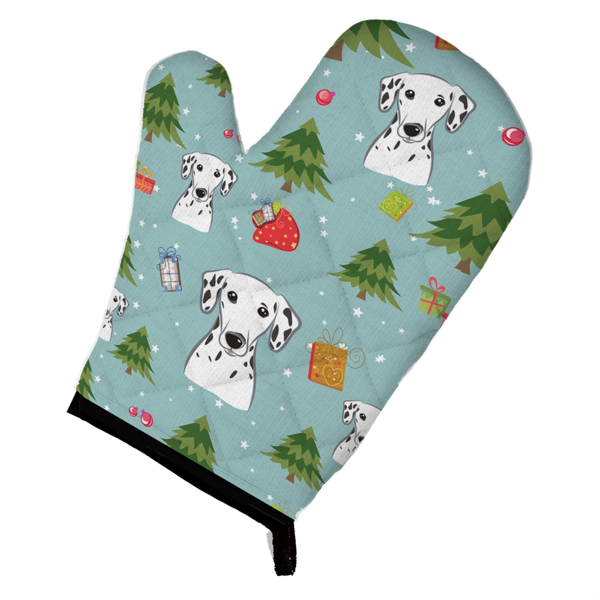 Caroline'S Treasures Bb4999Ovmt Christmas Dalmatian Oven Mitt, 12 By 8.5, Multicolor