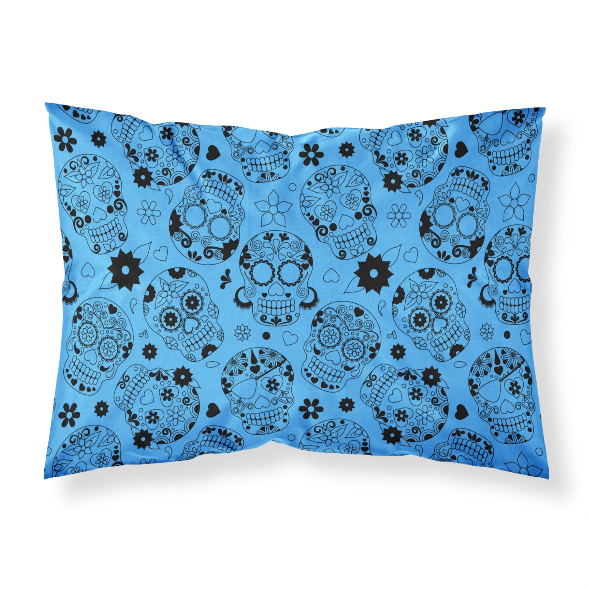 Caroline'S Treasures Day Of The Dead Red Pillowcase, Standard, Multicolor